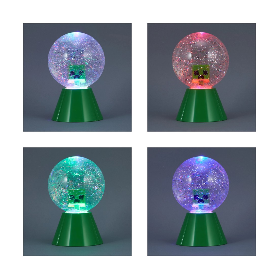 1 Minecraft  LED Glitter Ball, 1 of 6