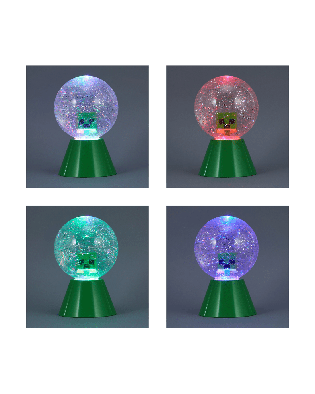 1 Minecraft  LED Glitter Ball, 1 of 6