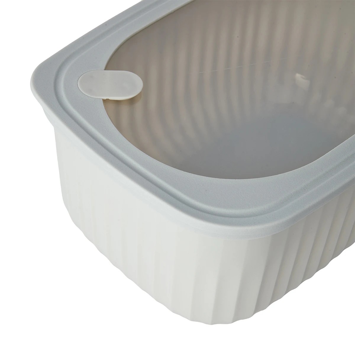 6 4 Piece Rectangle Nested Food Storage Set - Grey, 6 of 10