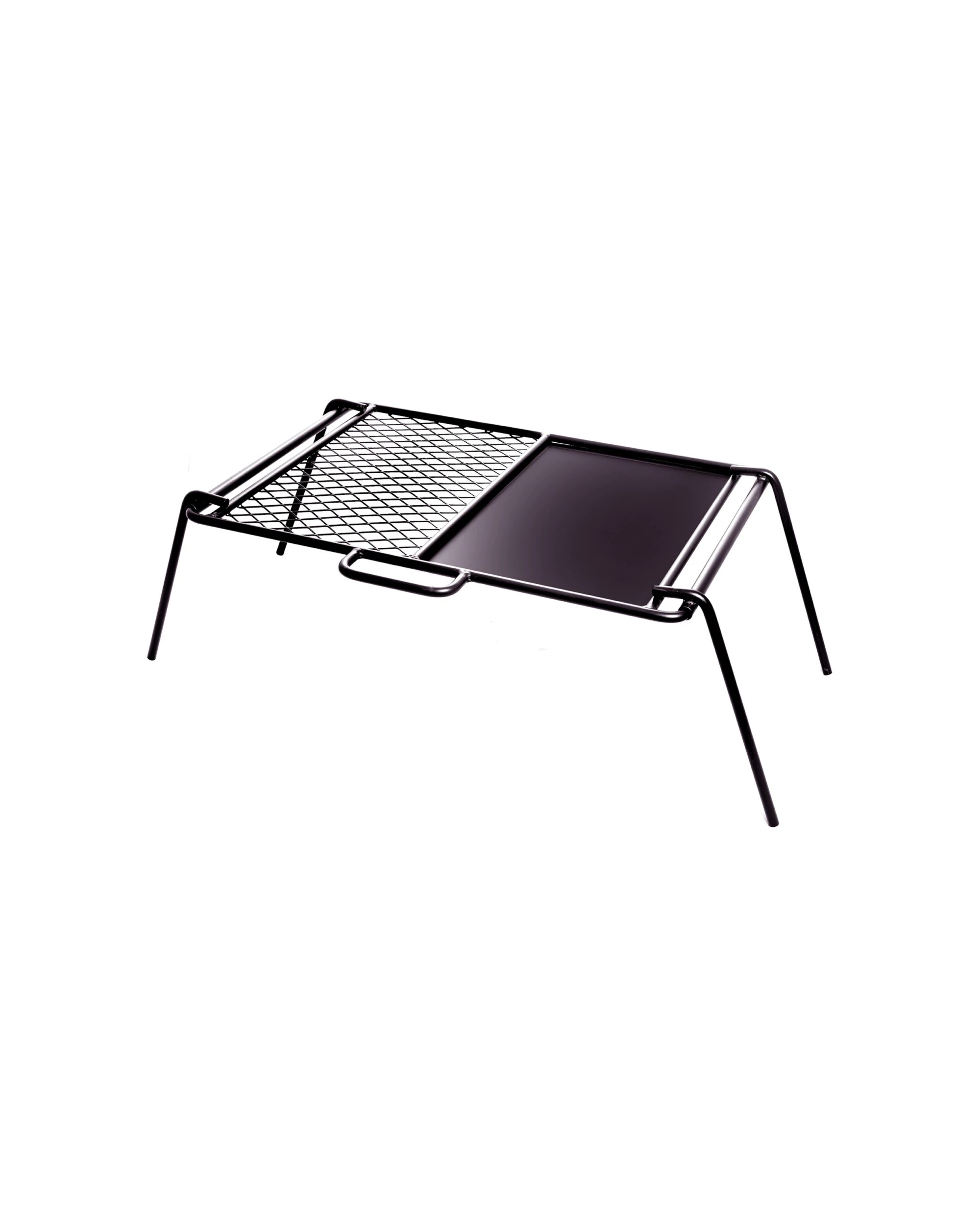 1 Wildtrak Flat Plate And Grill Camp Cooker Heavy Duty Steel Build - Black, 1 of 2
