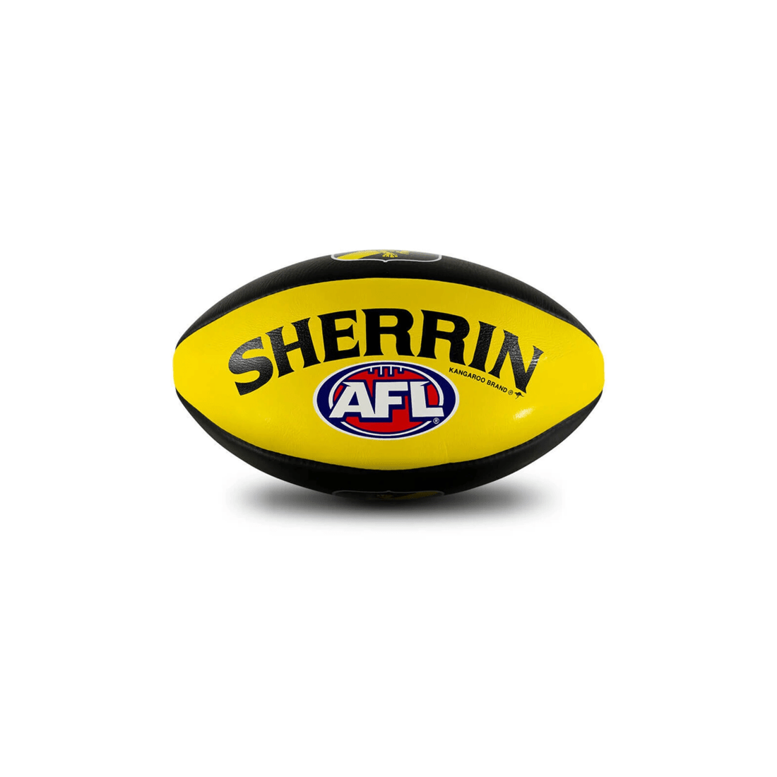 2 SHERRIN AFL Team Leather Football Richmond Tigers Size 5 Training Grass Play - Multi, 2 of 4