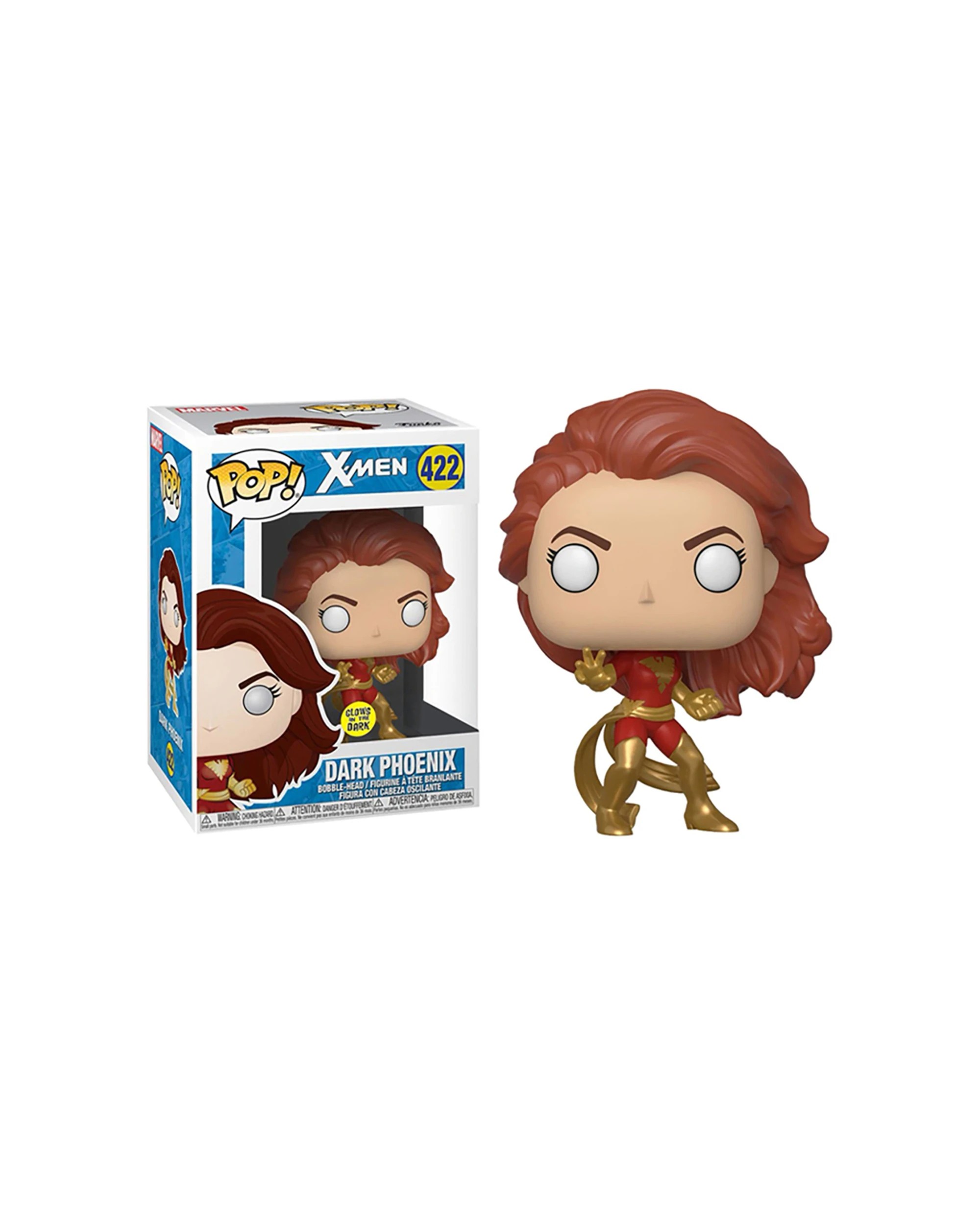 1 Pop Dark Phoenix Vinyl Action Figure 10cm Stylised Collectable Display - Multi, 1 of 3