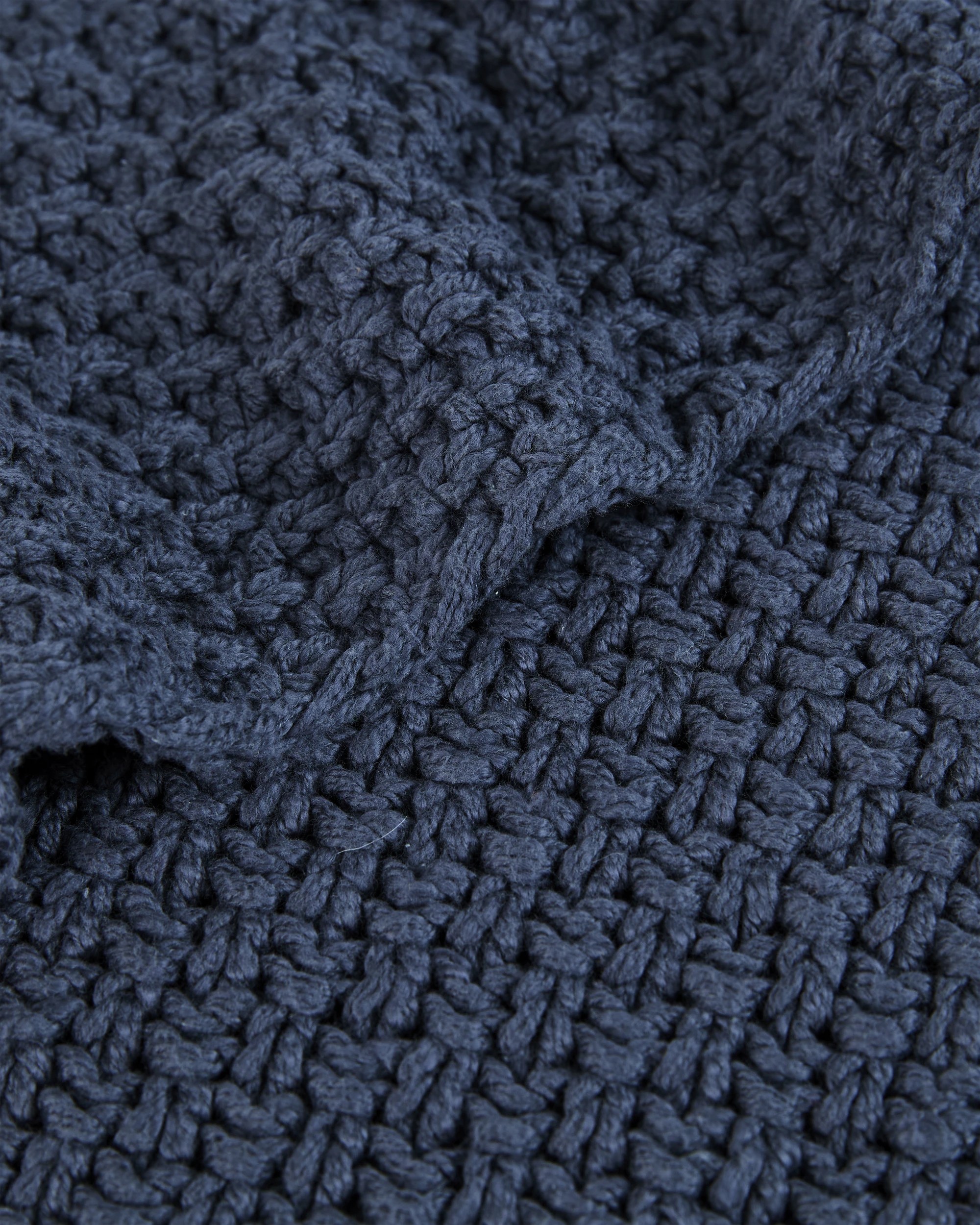 2 Target Dolly Chunky Textured Knit Throw - Queen Bed - Blue, 2 of 3