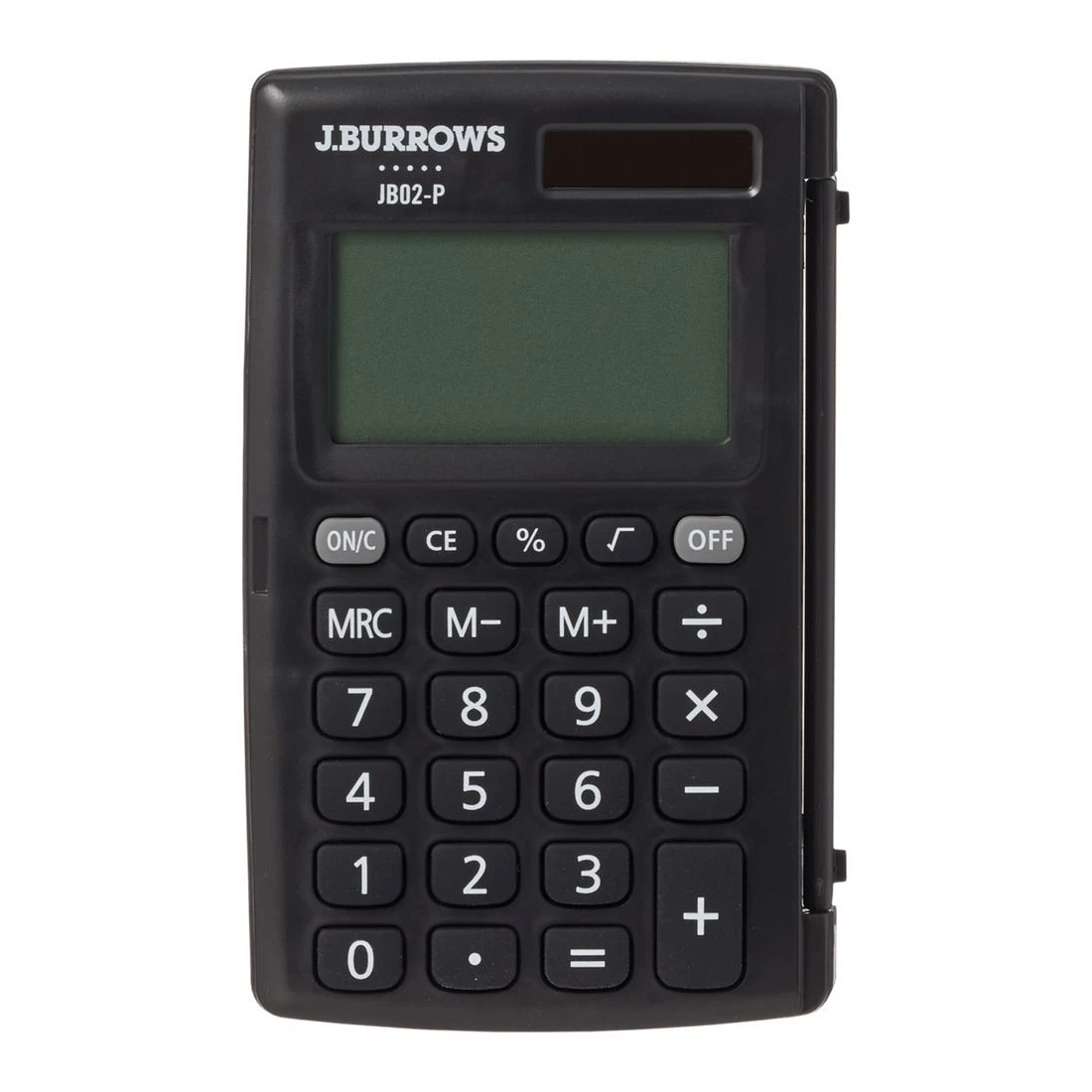 1 J.Burrows Pocket 8 Digit Calculator Black, 1 of 5
