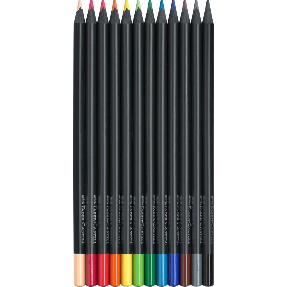 2 Faber-Castell Black Edition Coloured Pencils 12 Pack, 2 of 6