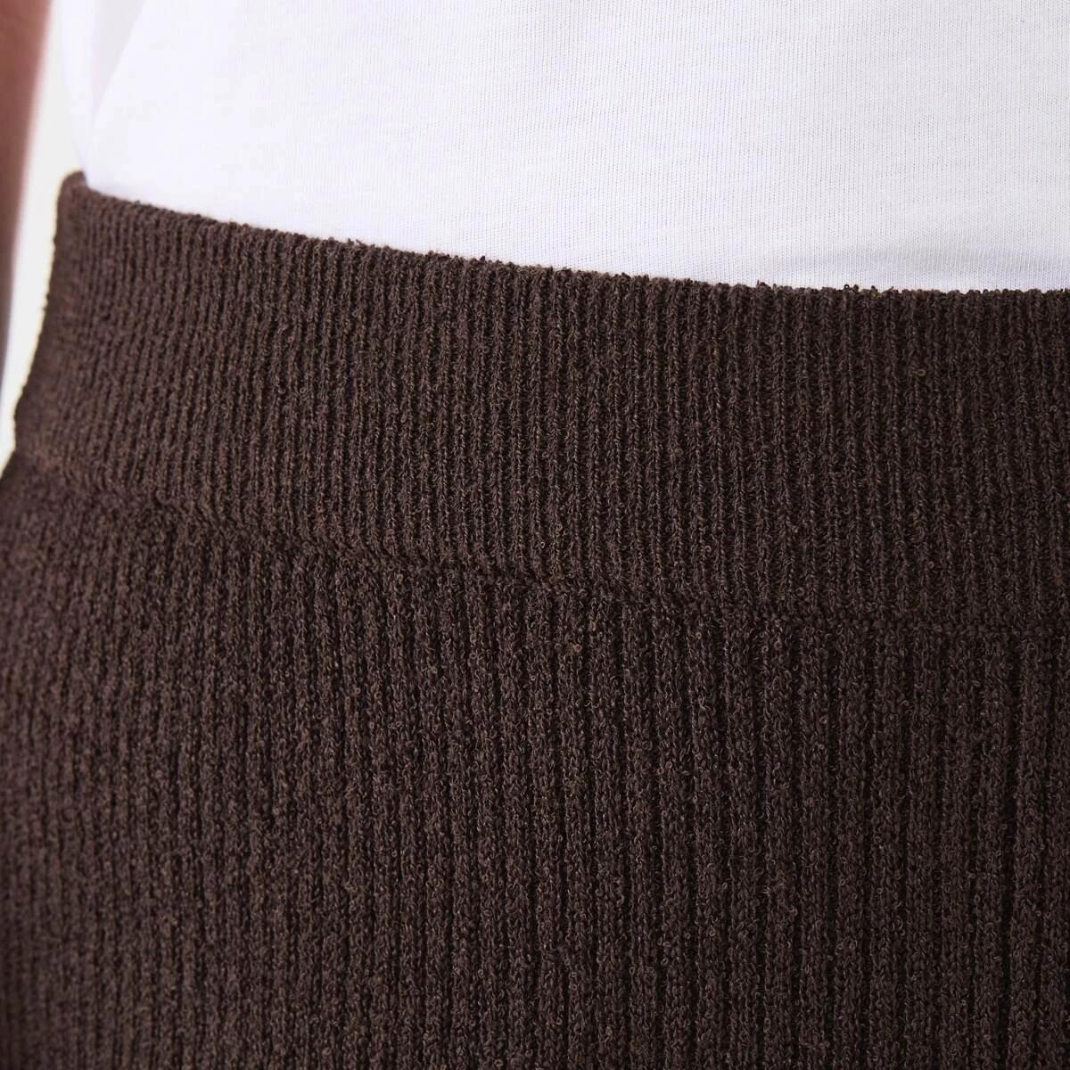 5 Wide True Knit Ankle Pants MELTED CHOCOLATE, 5 of 5