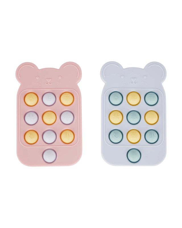 Silicone Phone Popper Teether Toy - Asso
