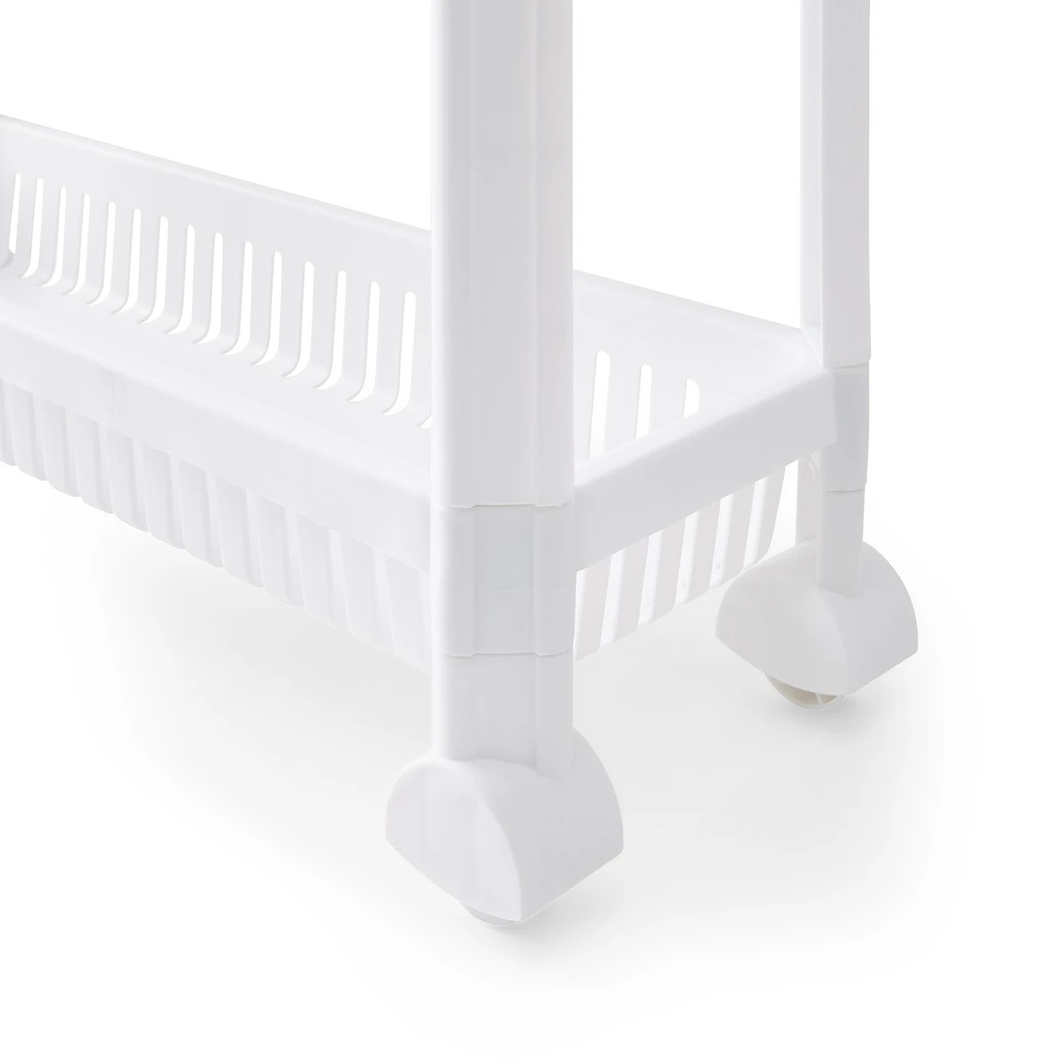 9 3 Tier Plastic Trolley - White, 9 of 10