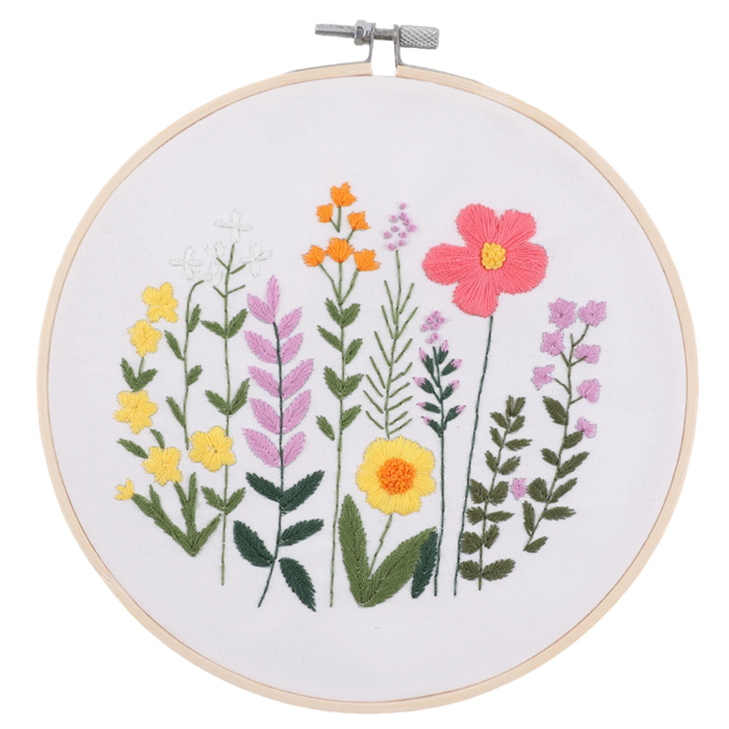 2 Stem Floral Embroidery Kit, 2 of 4