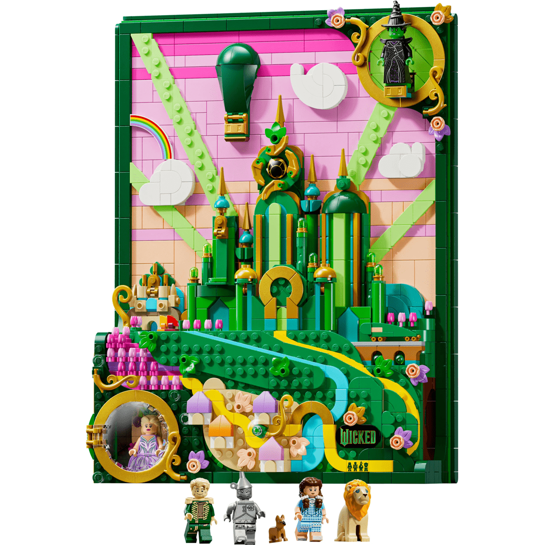 2 LEGO Wicked Emerald City Wall Art 75685, 2 of 10