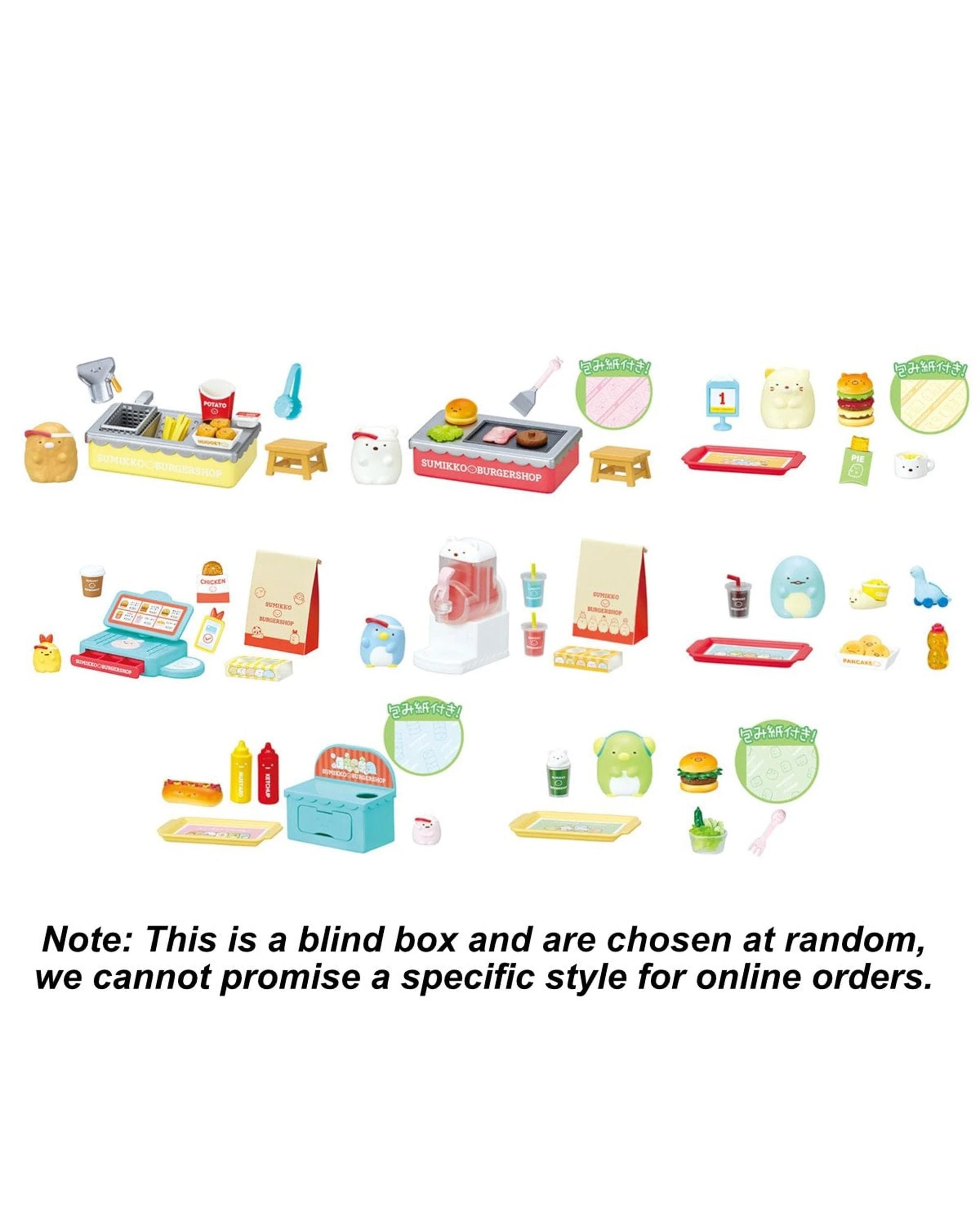 2 Re-Ment Sumikko Gurashi Burger Shop Blind Box, 2 of 10