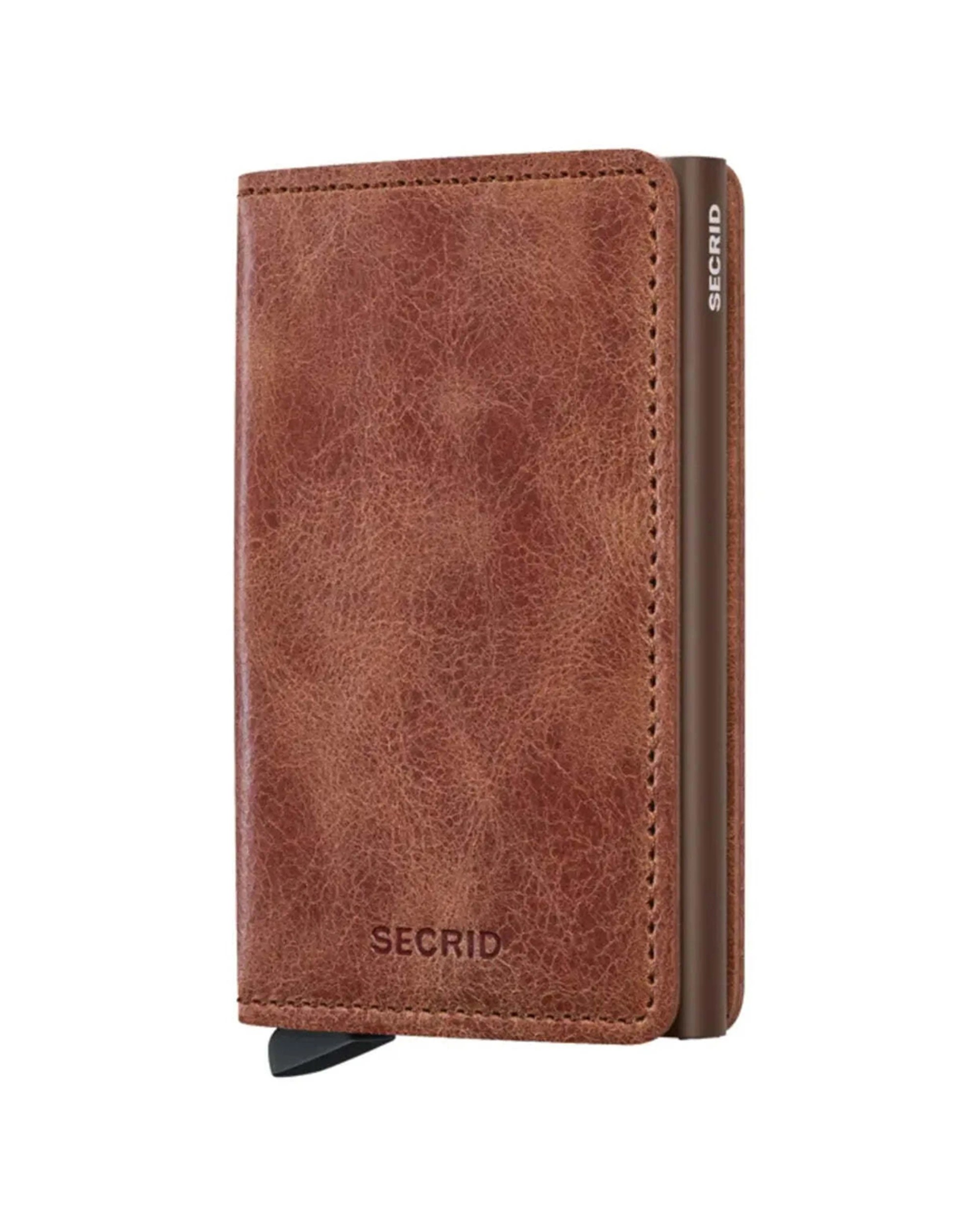 4 Secrid Slimwallet Compact RFID Wallet Vintage Cognac - Brown, 4 of 5