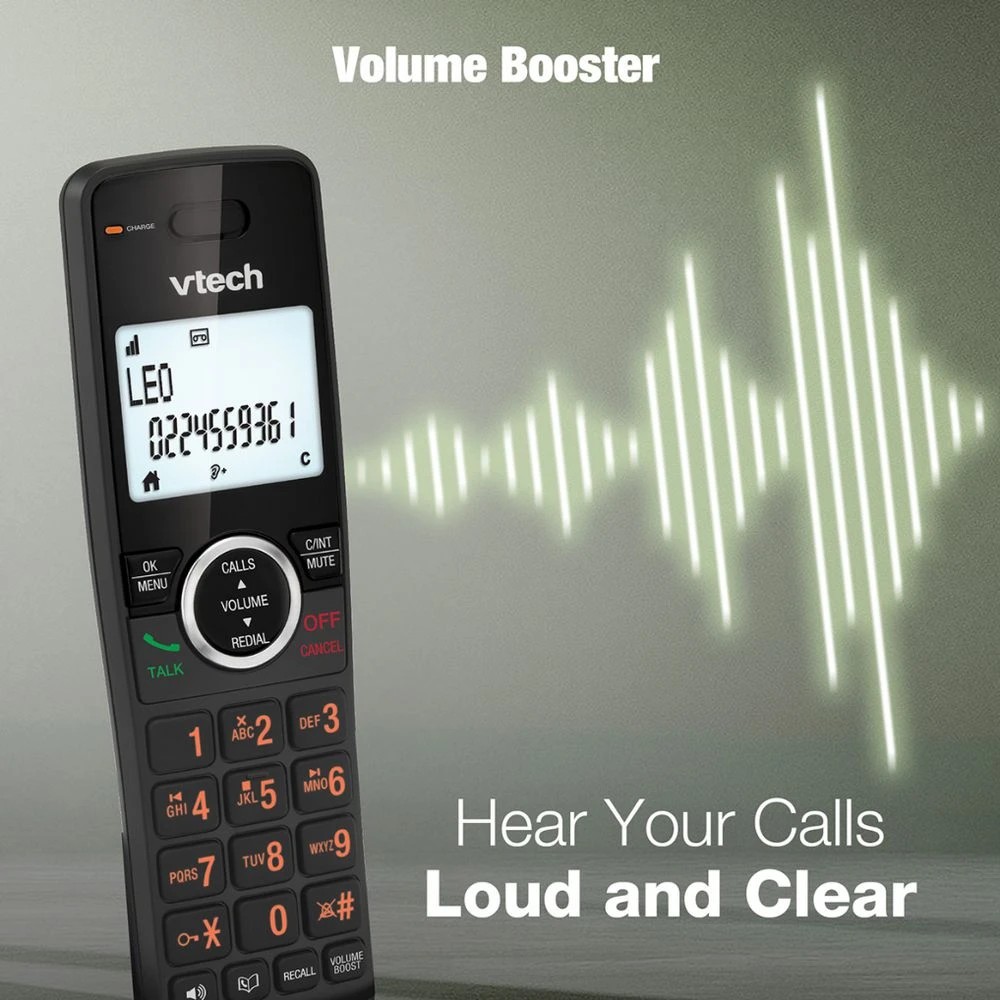 10 VTech CLS22050 DECT Cordless Phone 3 Handset, 10 of 10