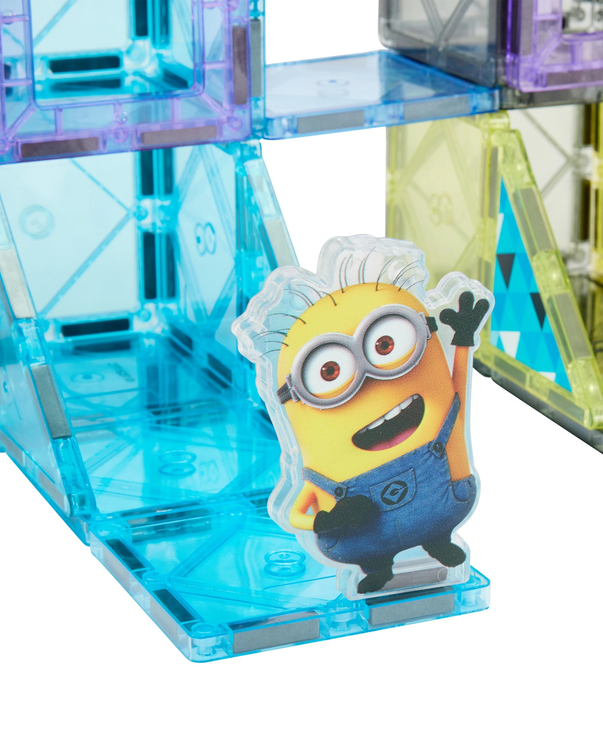 5 65 Piece Illumination's Minions Magnetic Tiles Activity Set, 5 of 7
