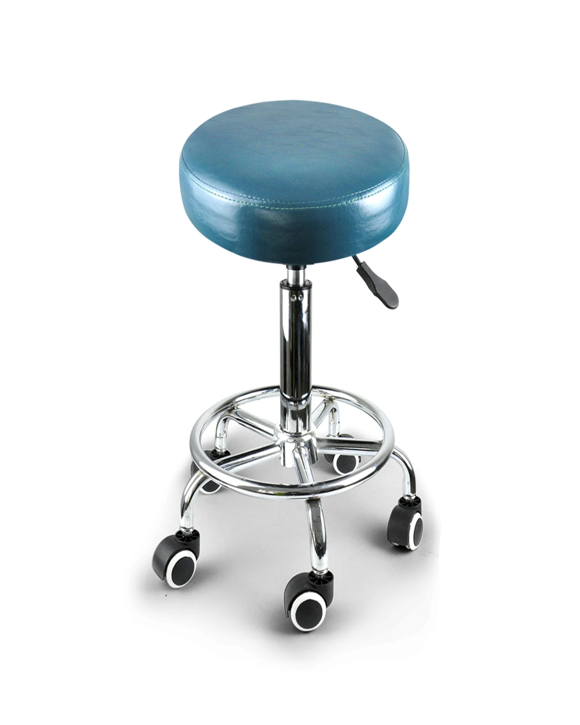 2 Levede 2x Salon Stool Teal, 2 of 6