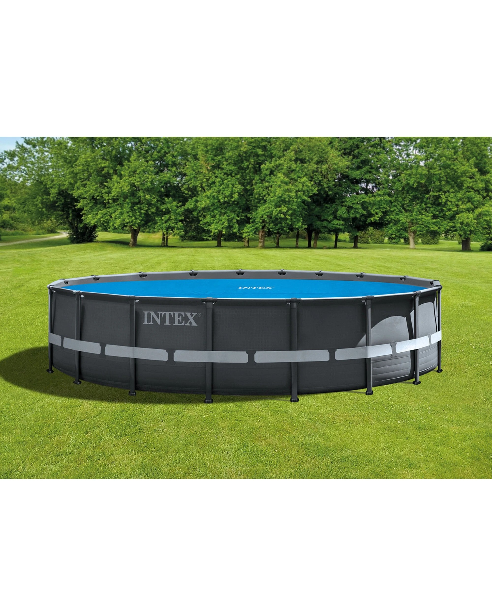 3 Intex Above Ground Solar Outdoor Pool Cover - Blue, 3 of 5
