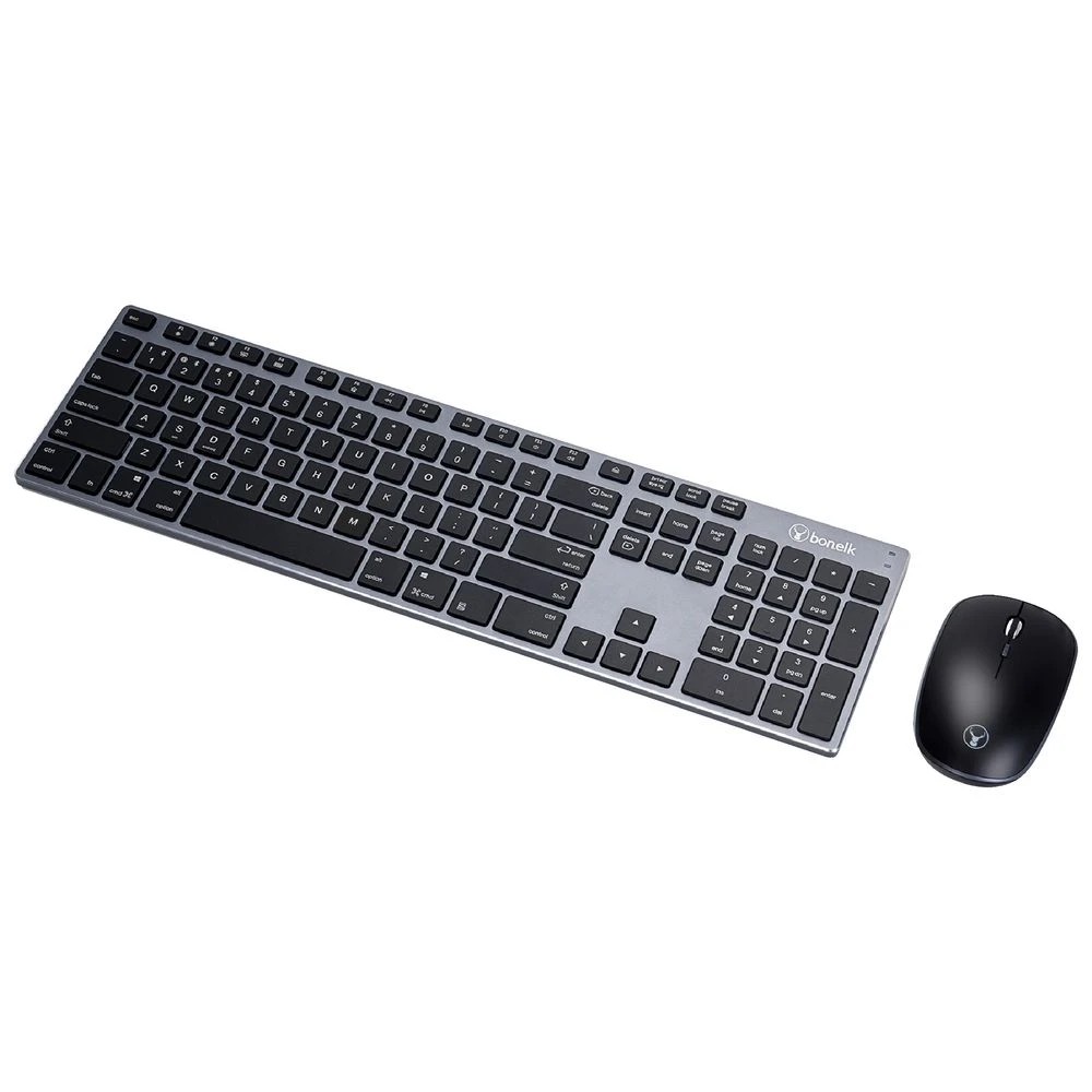 4 Bonelk KM-517A Bluetooth Keyboard & Mouse Combo Grey, 4 of 4
