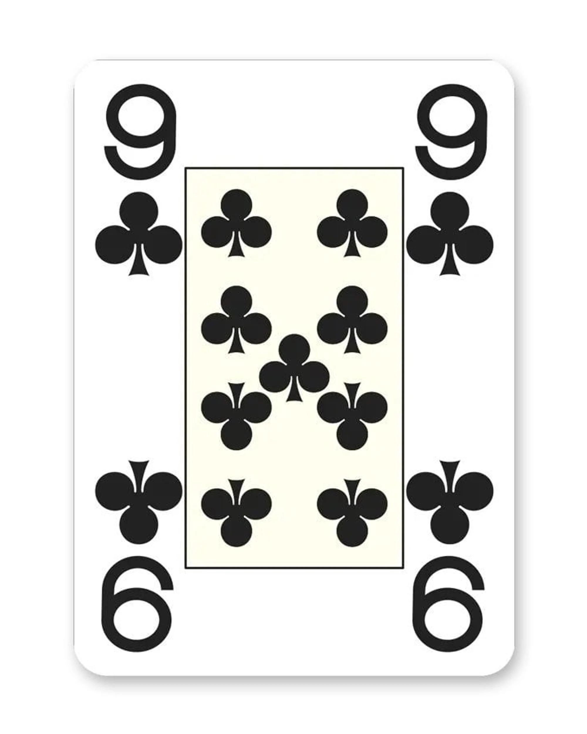 3 Modiano Poker 100% Plastic 4 Index Jumbo Black Cards - Black, 3 of 4