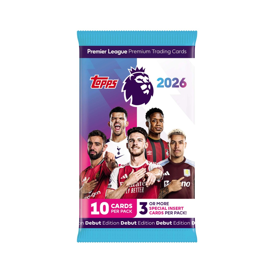 3 Topps Premier League 2026 Trading Cards - Assorted, 3 of 4