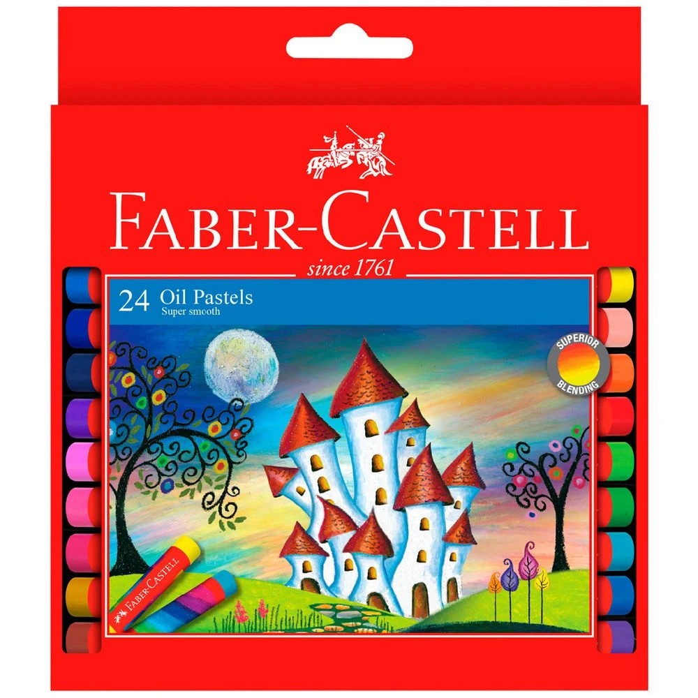 1 Faber-Castell Oil Pastels 24 Pack, 1 of 5
