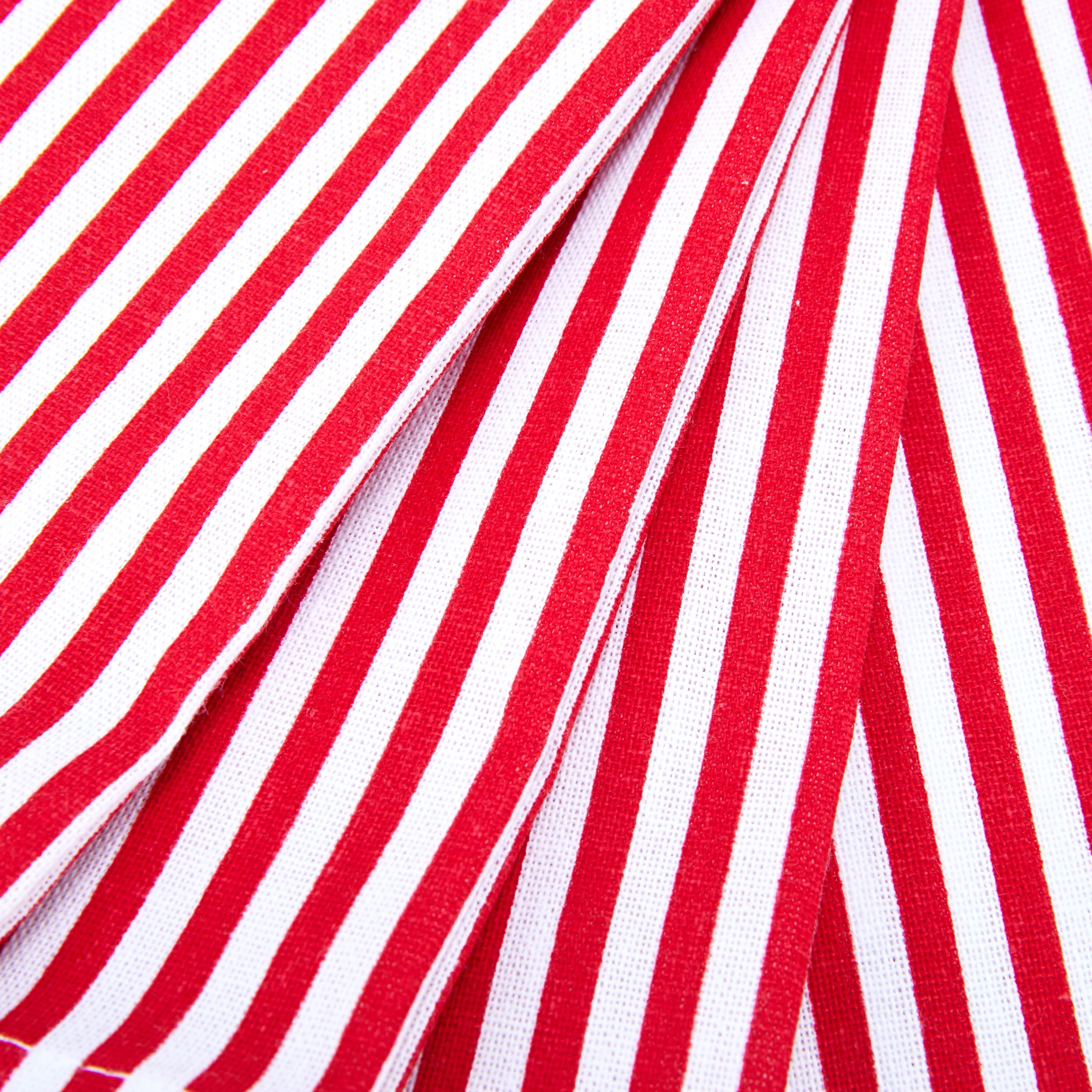 2 4 Pack Red Stripe Napkins, 2 of 4