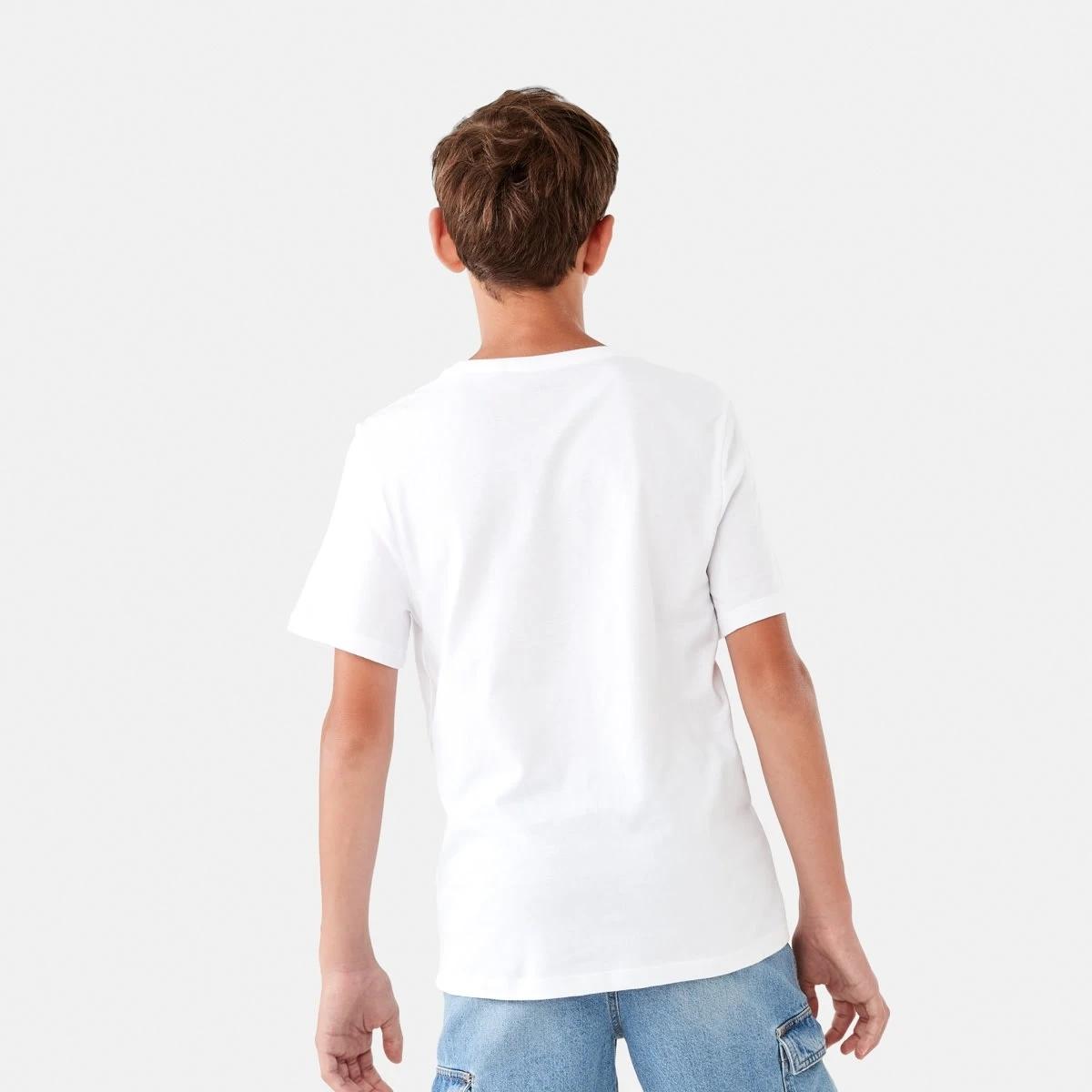 2 Short Sleeve Print T-shirt Wht Photop, 2 of 8