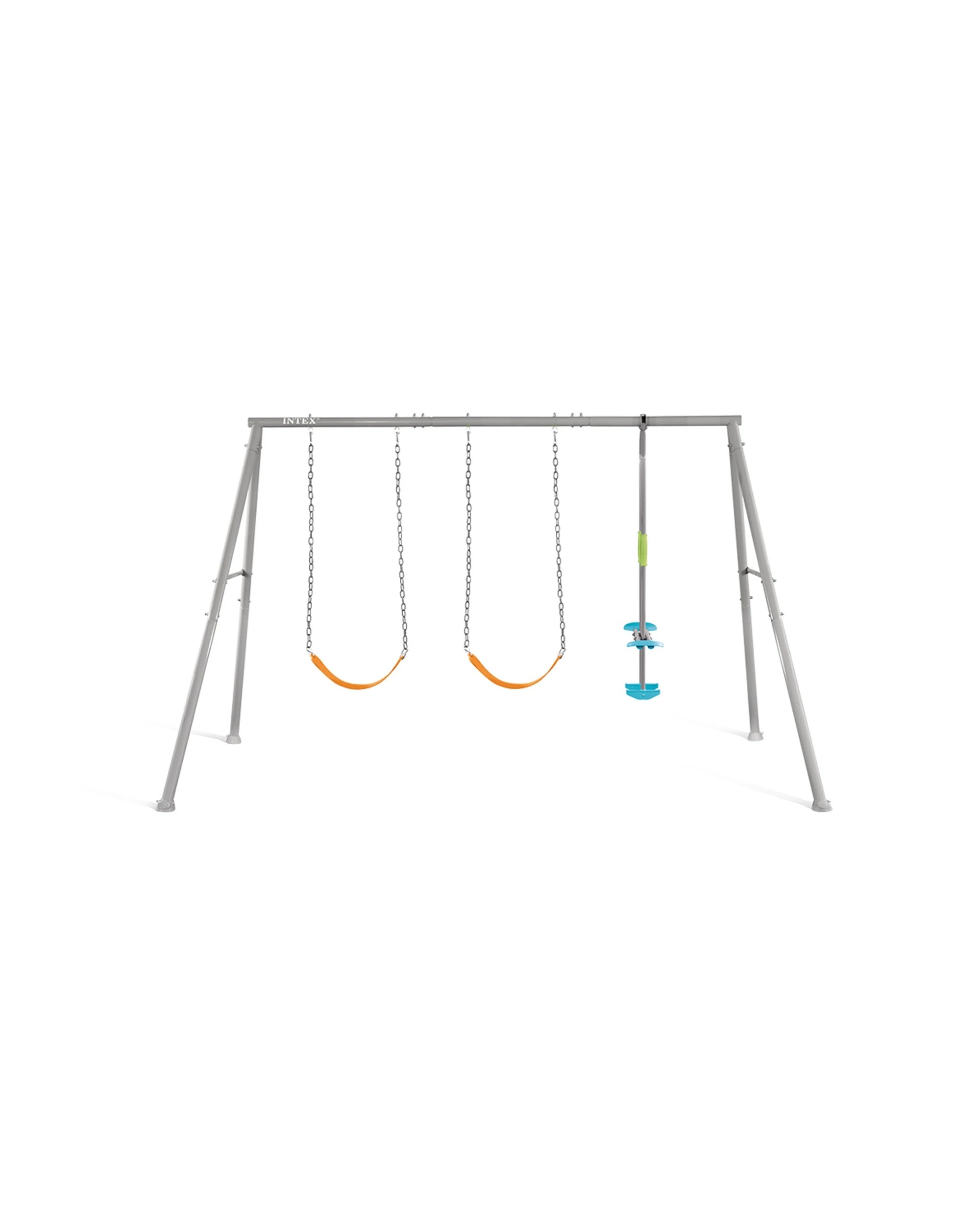 2 Intex Swing And Glide Three Feature Steel Backyard Swing Set, 2 of 6