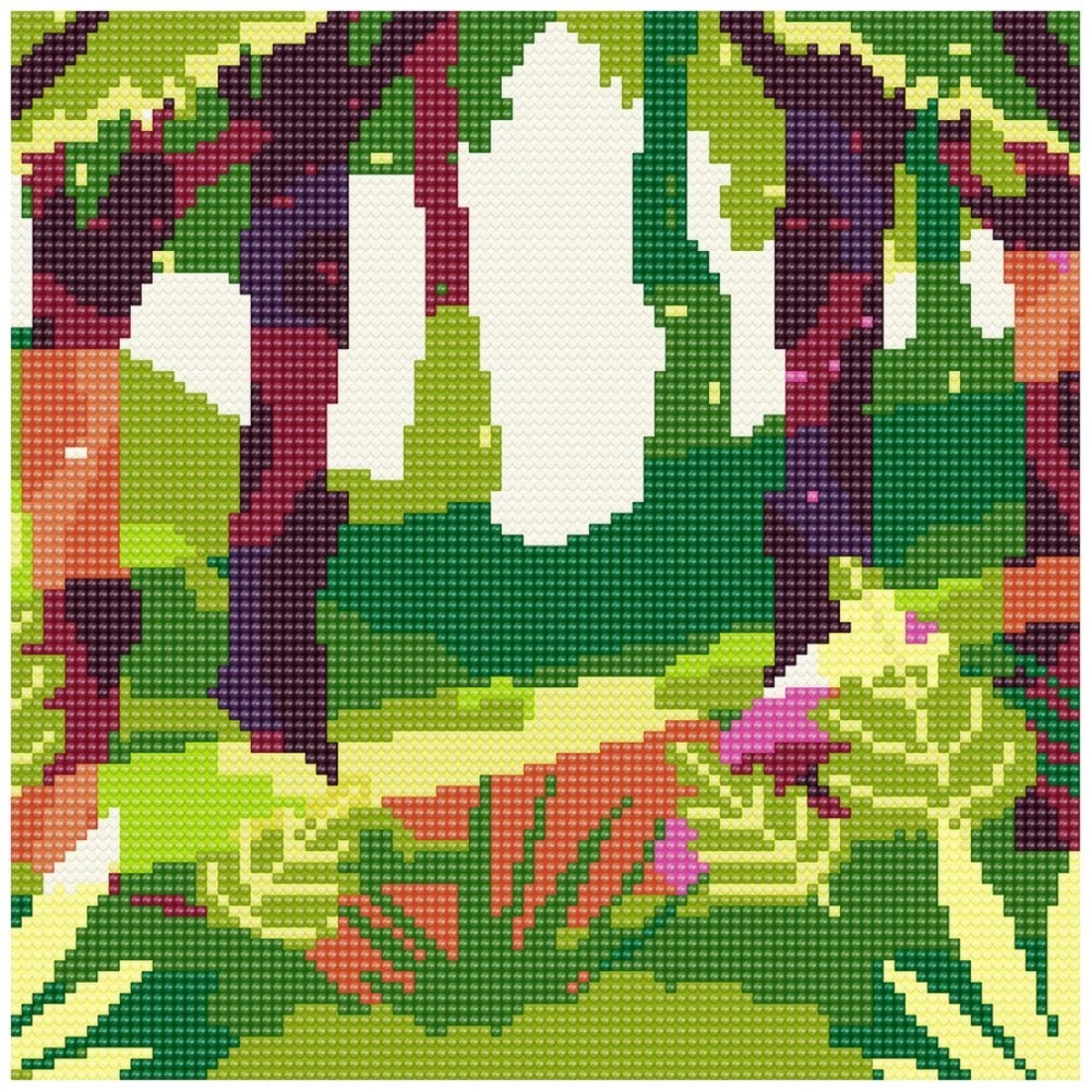 2 Craftsmart Crystal Canvas 28x28 Savanna, 2 of 2