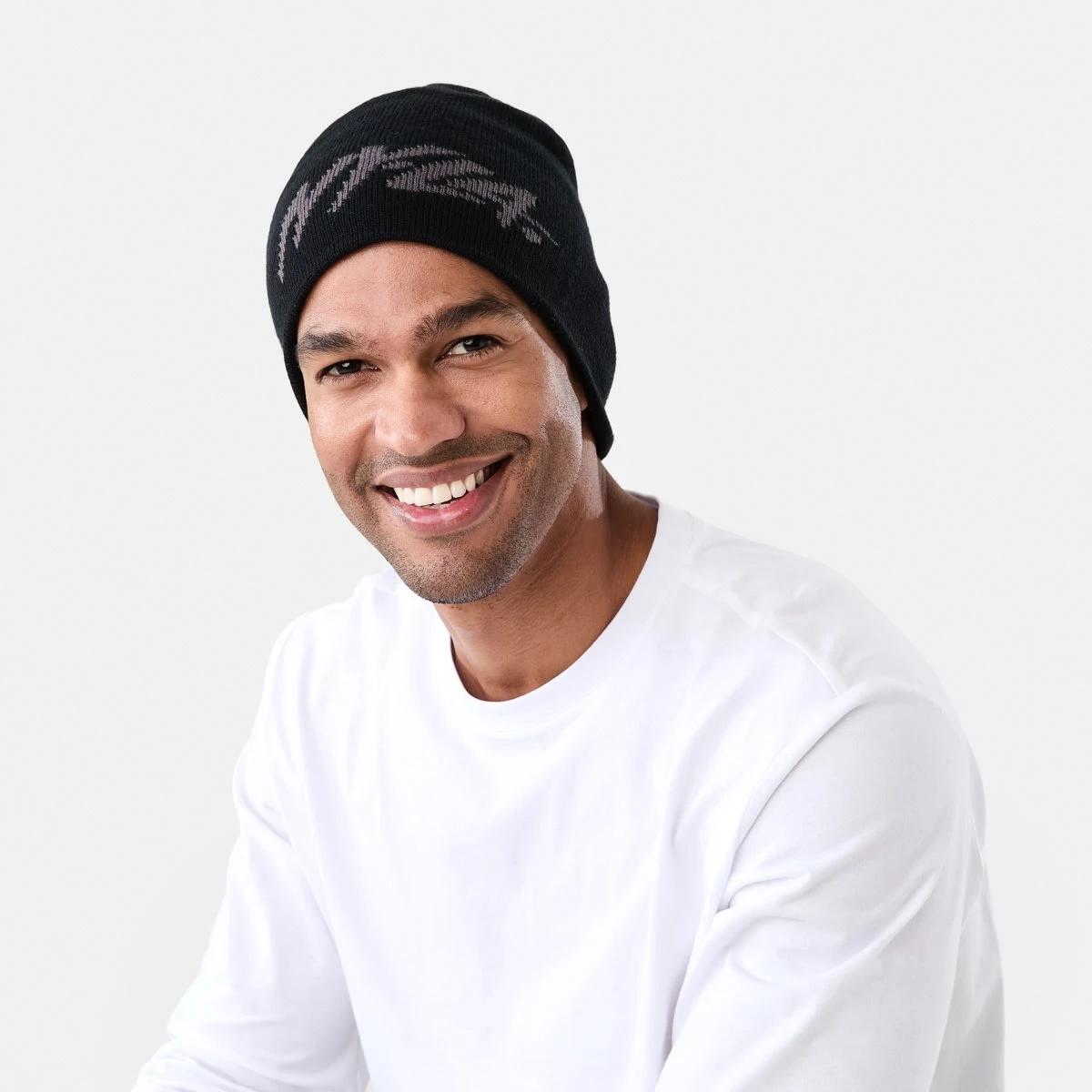 4 Printed Beanie Black, 4 of 4