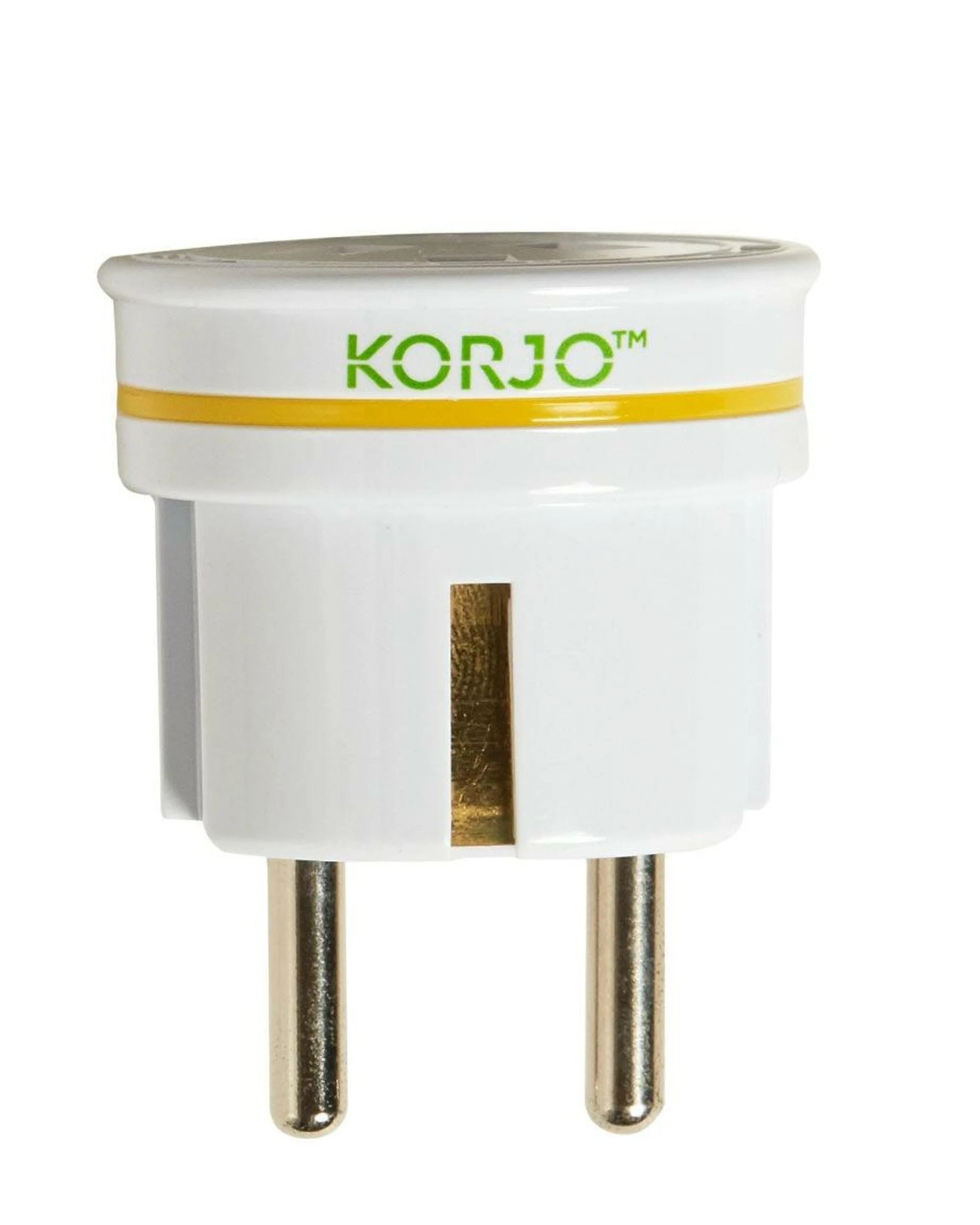 3 Korjo Travel Adaptor Plug - Aus to Europe - White, 3 of 3