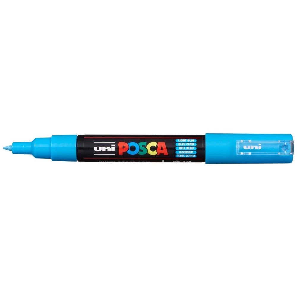 1 POSCA PC 1M Paint Marker Light Blue, 1 of 6