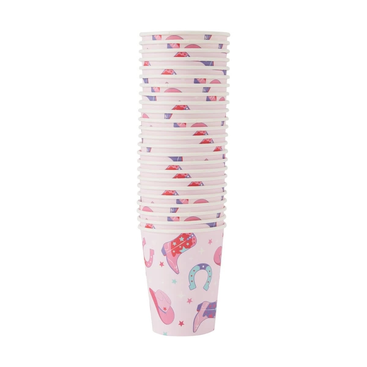 1 24 Pack Cowgirl Paper Cups, 1 of 3