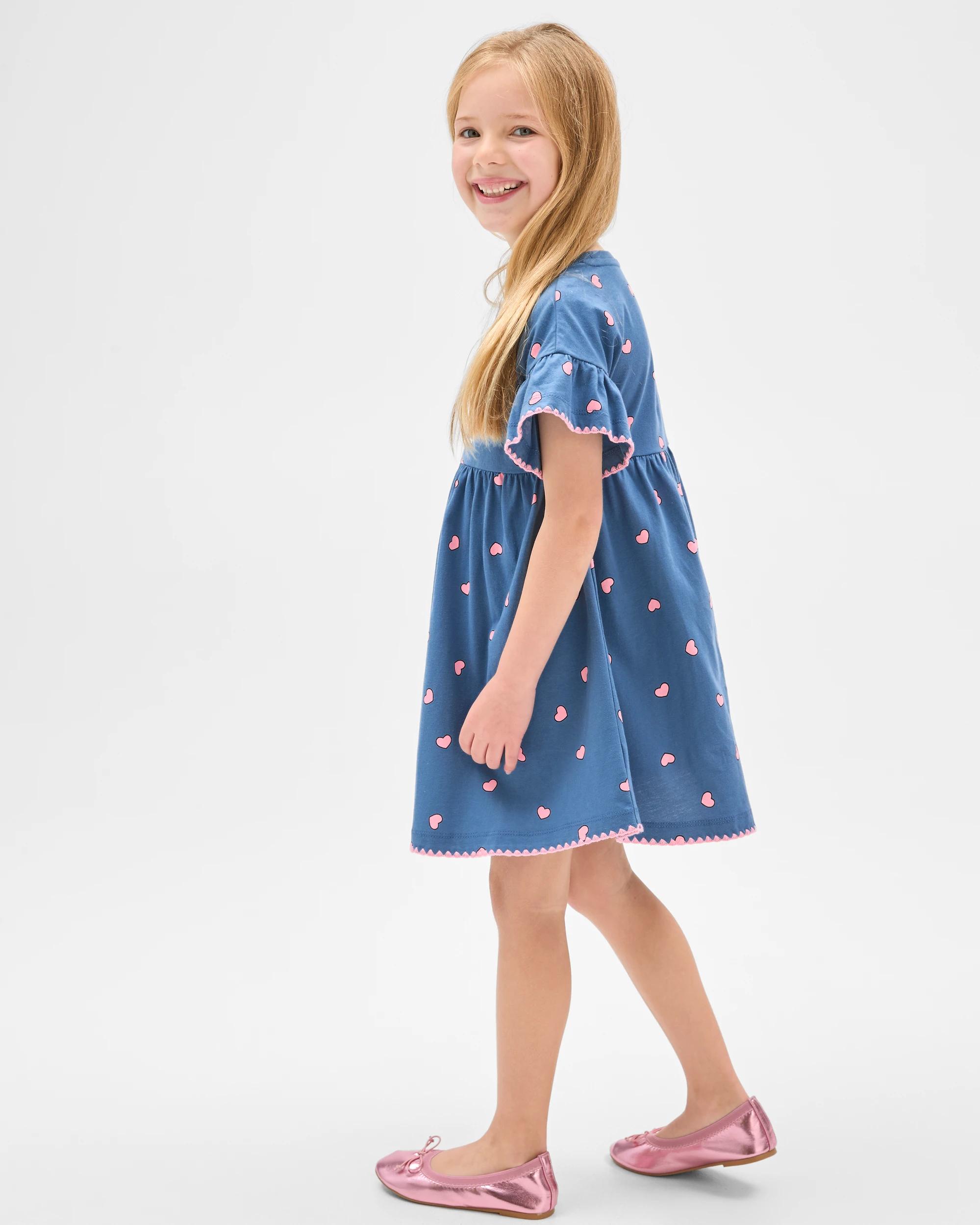 2 Hello Kitty Australian Cotton Jersey Dress HELLO KITTY BLUE, 2 of 6