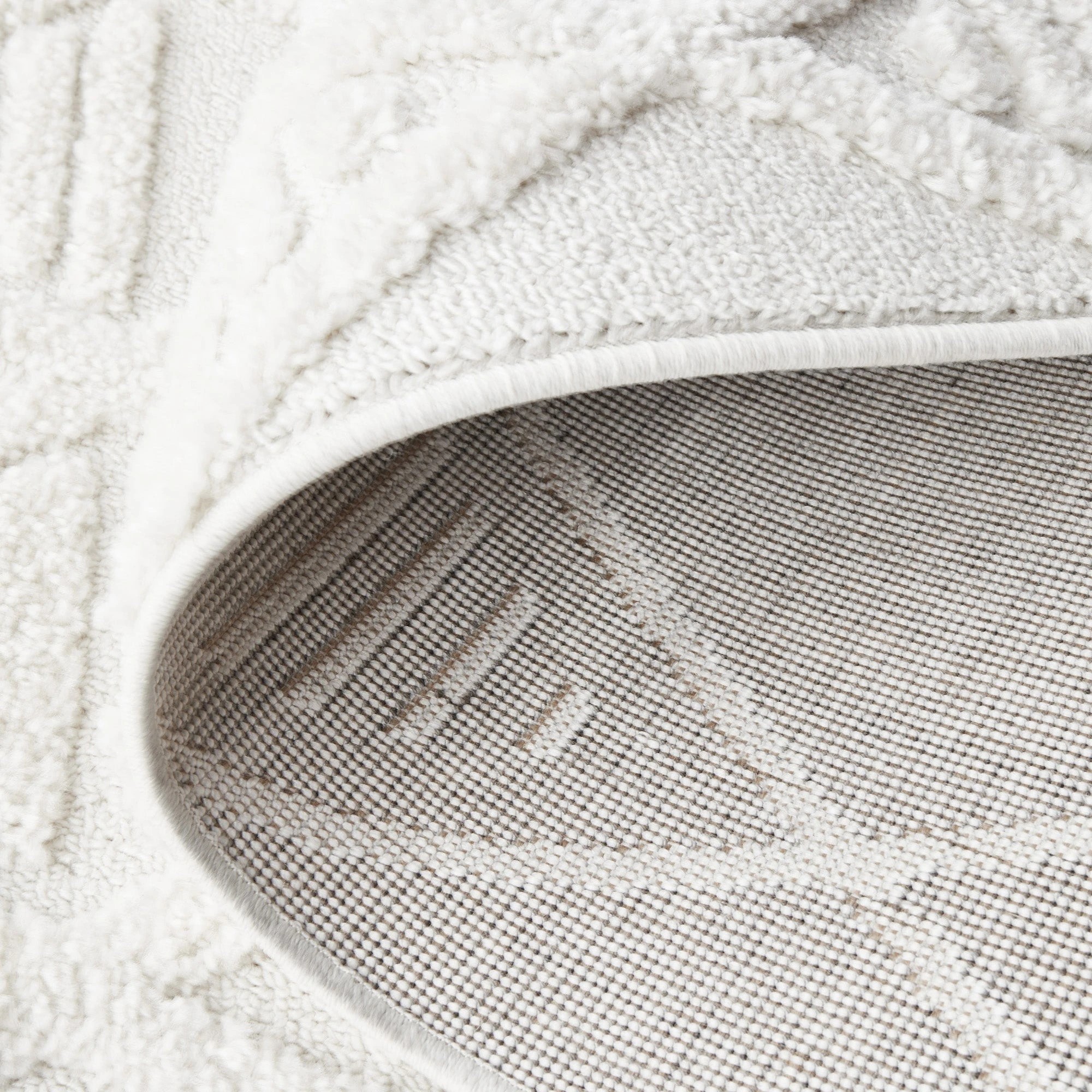 5 Common Ground Rugs Safflower Lisa 290x200cm - Large Floor Rug - White, 5 of 7