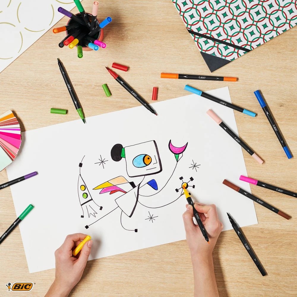 6 BIC Intensity Dual Tip Fineliner Assorted 12 Pack, 6 of 8