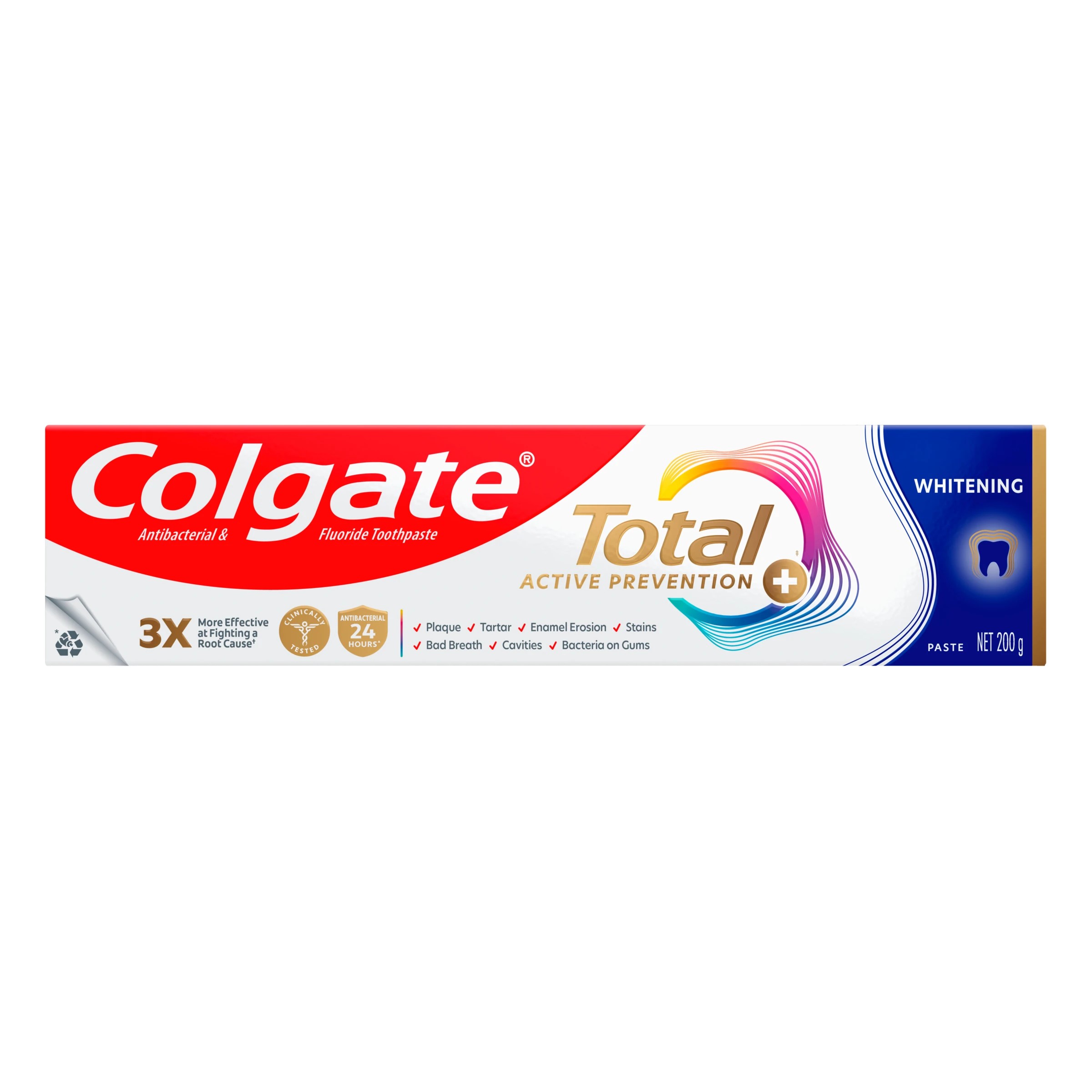 2 Colgate Total Active Prevention Whitening Antibacterial Fluoride Toothpaste, 2 of 10