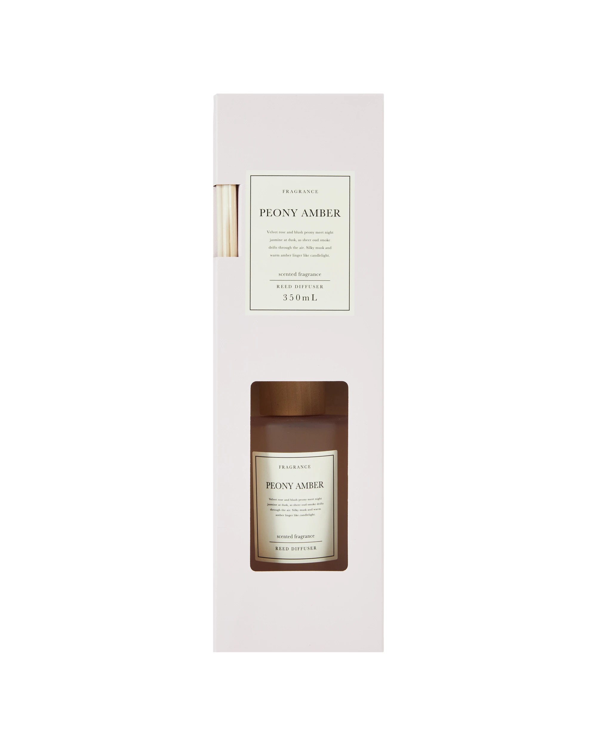 5 XL Frosted Peony Amber Reed Diffuser 350ml, 5 of 6