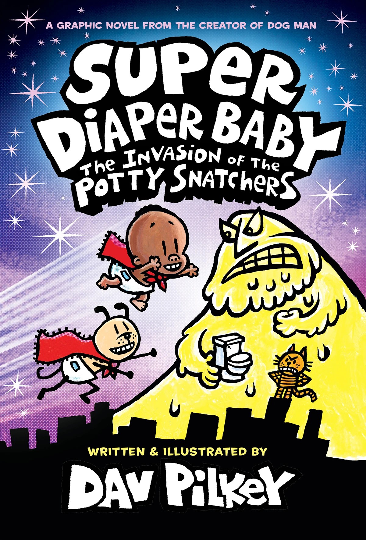 1 Super Diaper Baby: Invasion of the Potty Snatchers by Dave Pilkey - Book, 1 of 3