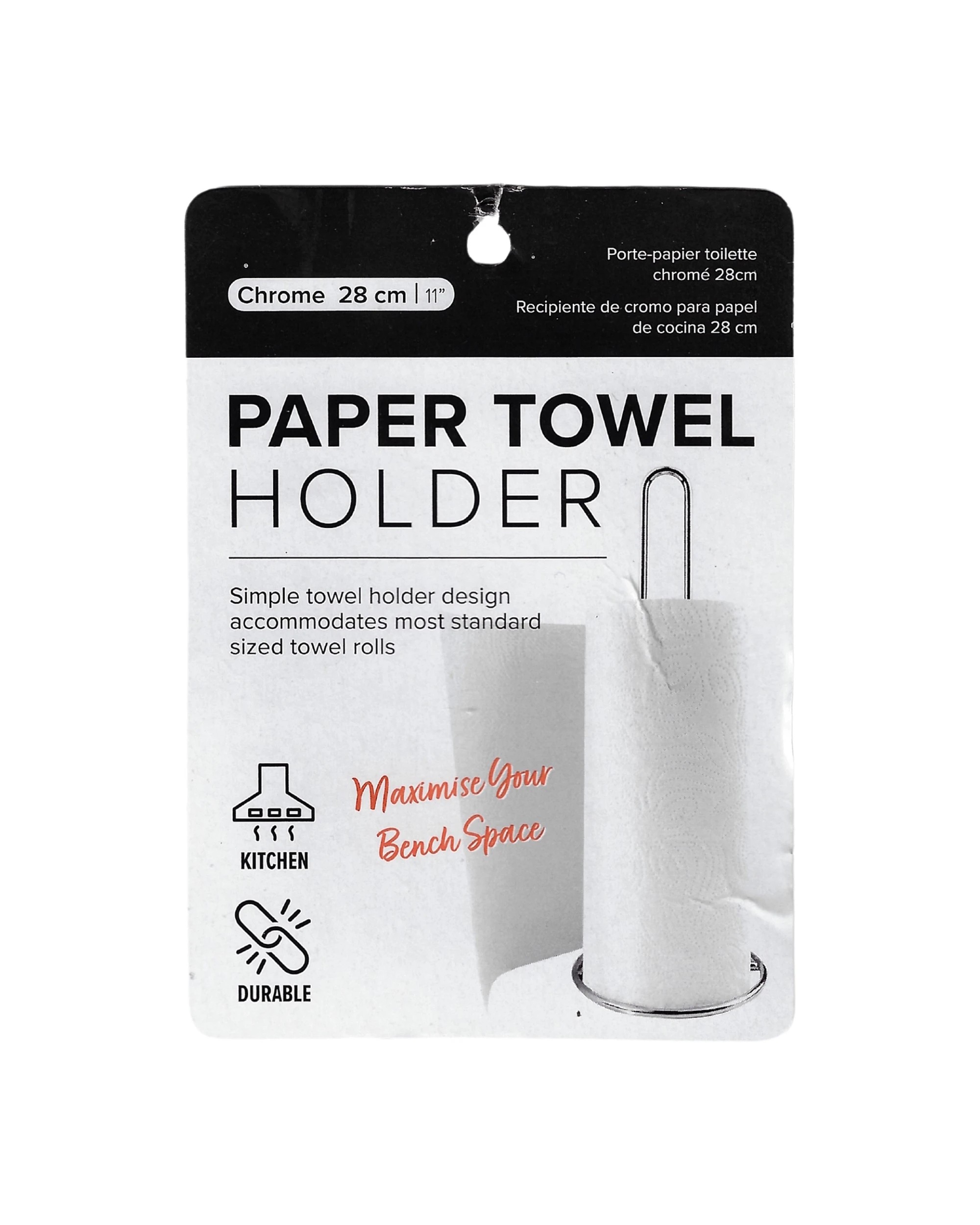 4 JTC Chrome Paper Towel HolderSilver - Silver, 4 of 5