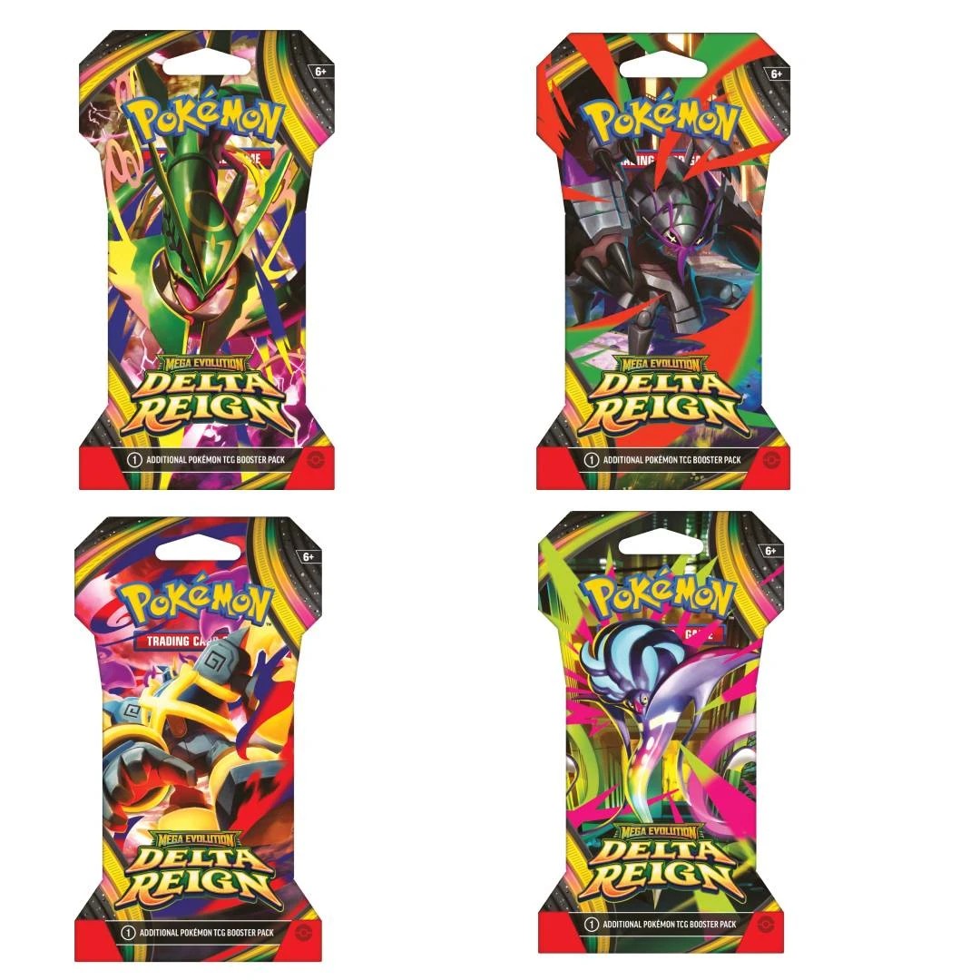 1 Pokemon TCG: Mega Evolution - Delta Reign Sleeved Booster - Assorted