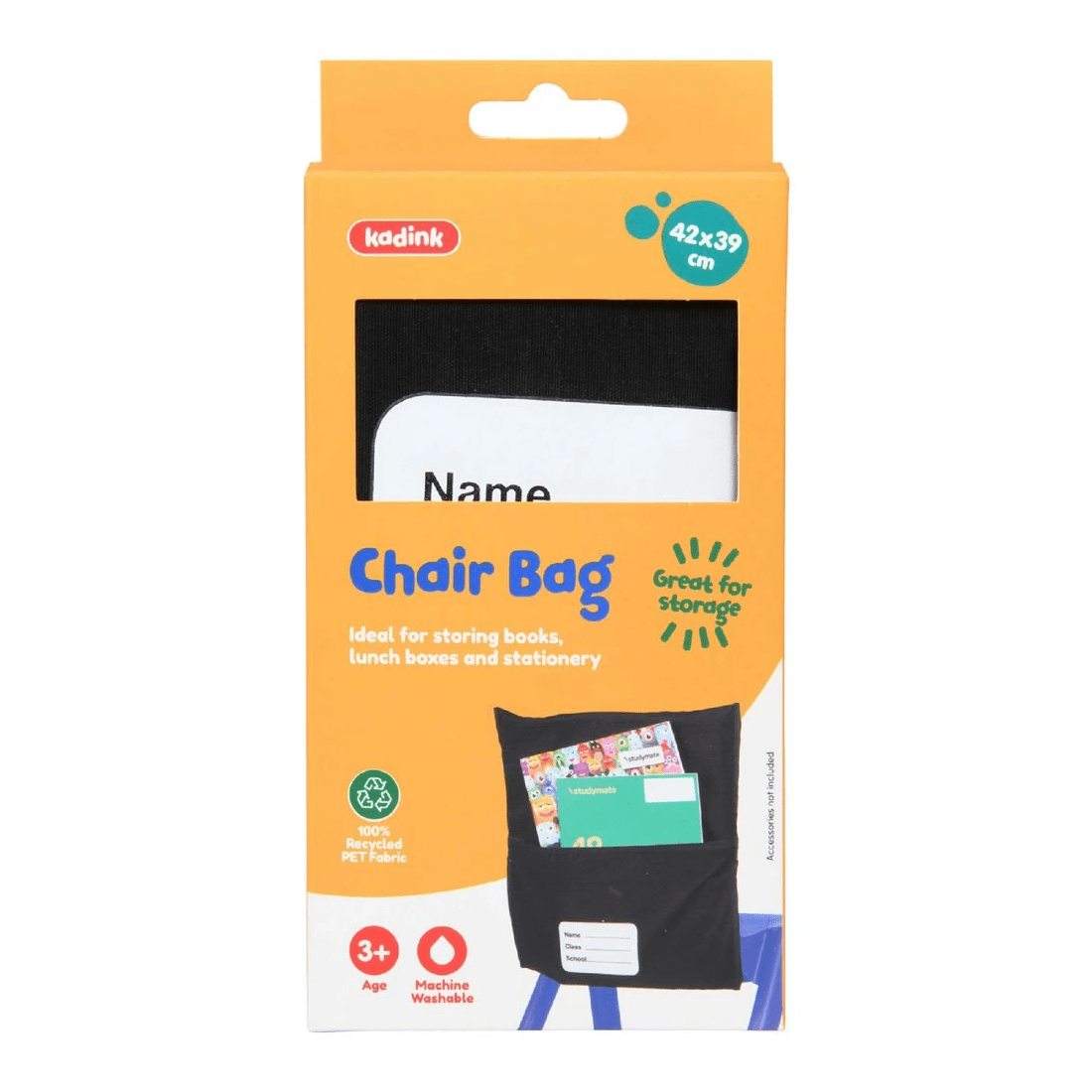 1 Kadink RPET Chair Bag Black, 1 of 4