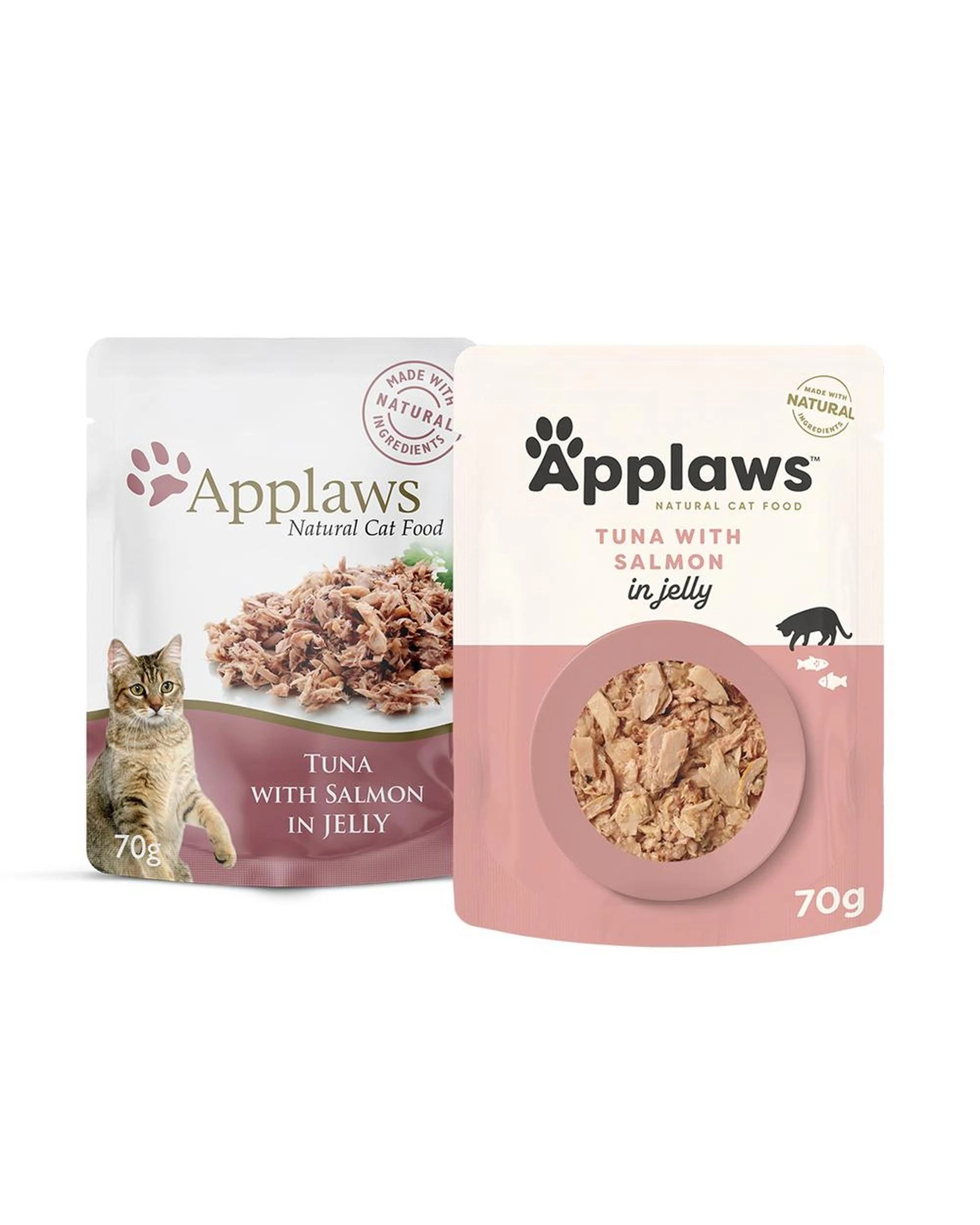 2 Applaws Wet Cat Food Tuna w/ Salmon in Jelly 16 x 70g, 2 of 2