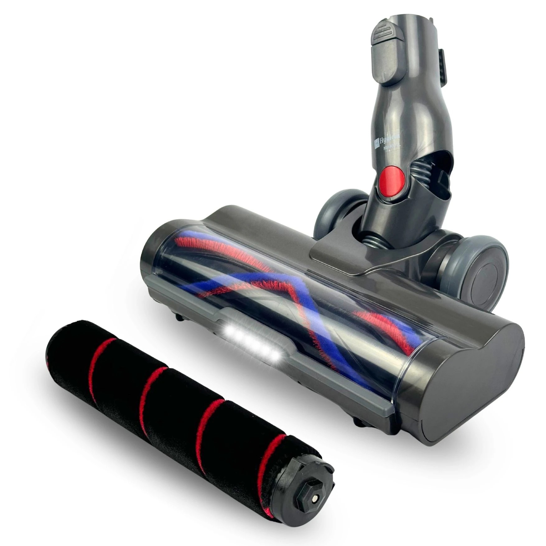 1 Hygieia Combo Head Fluffy & Carpet For LG Cord Zero A9 Vacuum Cleaners - Charcoal, 1 of 3