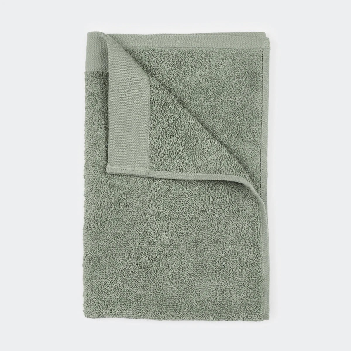 1 Malmo Cotton Hand Towel - Moss, 1 of 4