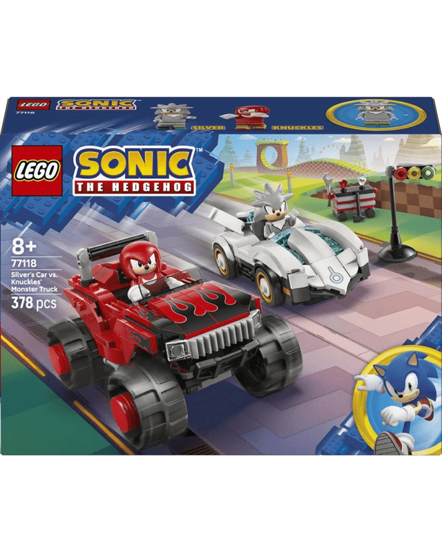 LEGO Sonic Silver's Car vs. Knuckles' Monster Truck 7