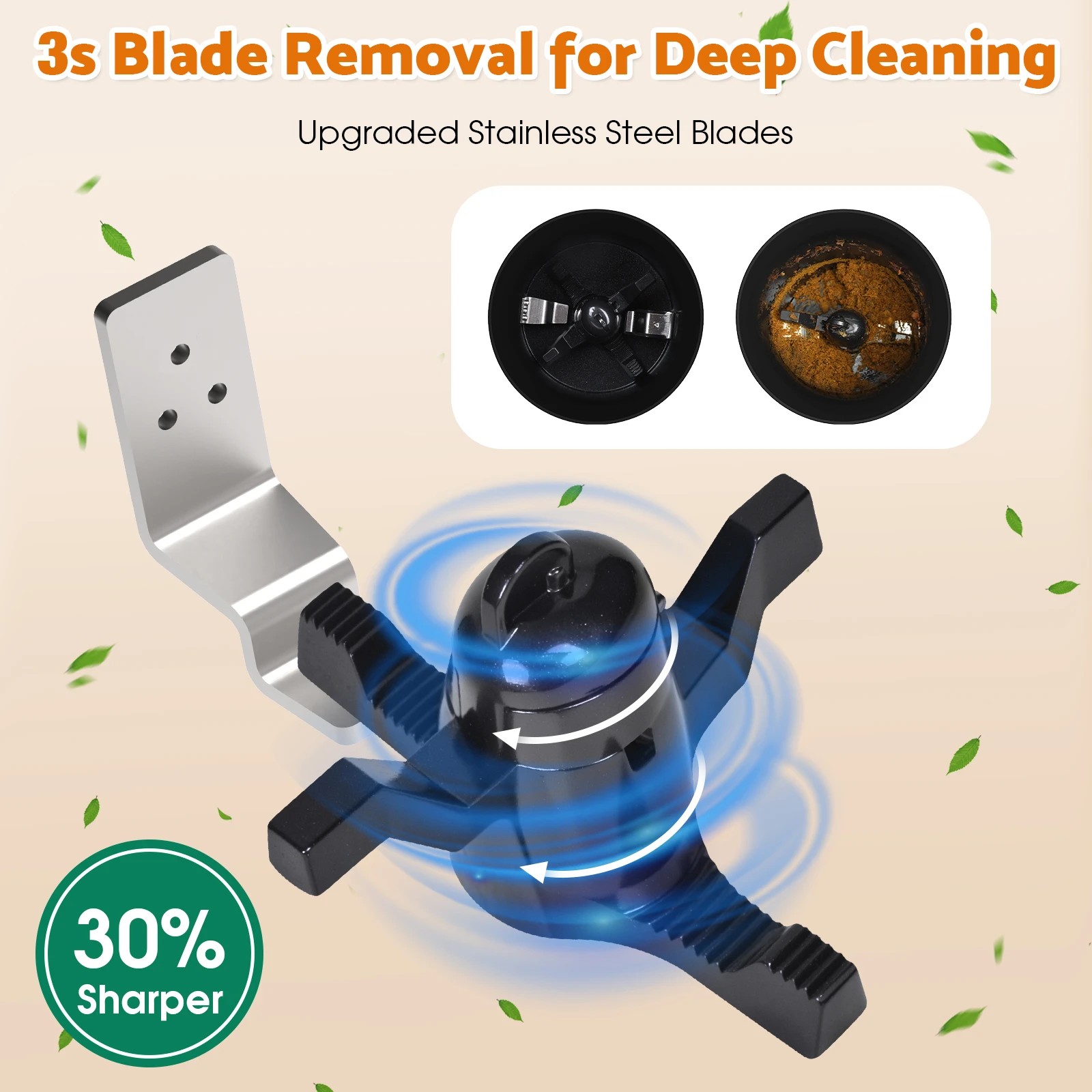 7 Advwin Electric Composter, Smart Kitchen Waste Composter with Detachable Carbon Filter, 7 of 8