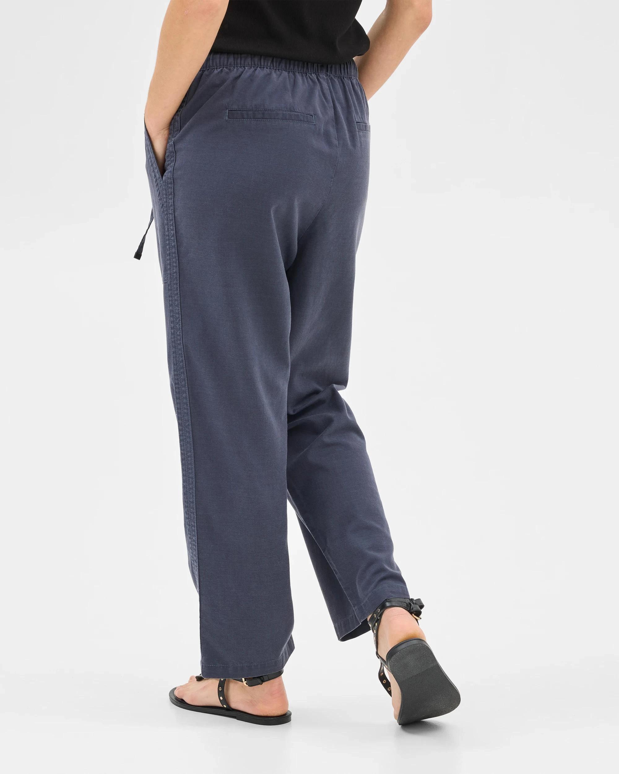 6 Target Straight Slub Pants GRAPHITE, 6 of 7