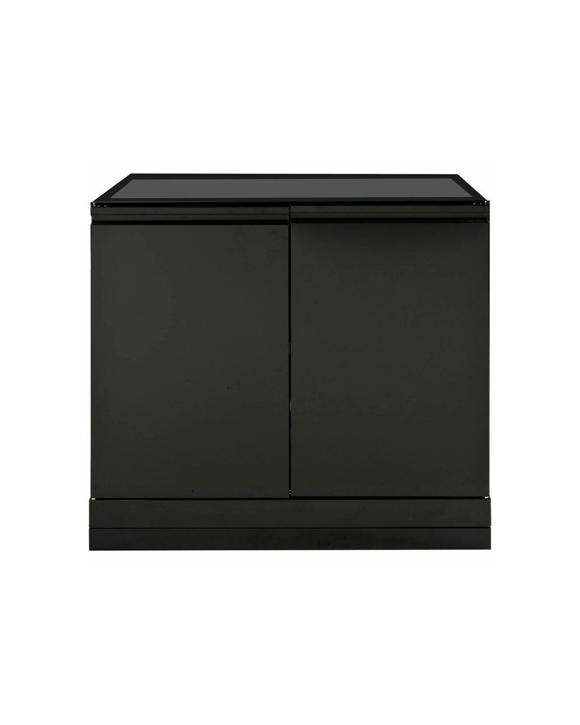 Crossray Steel Fridge Cabinet for Single Fridge 60x90cm - Black