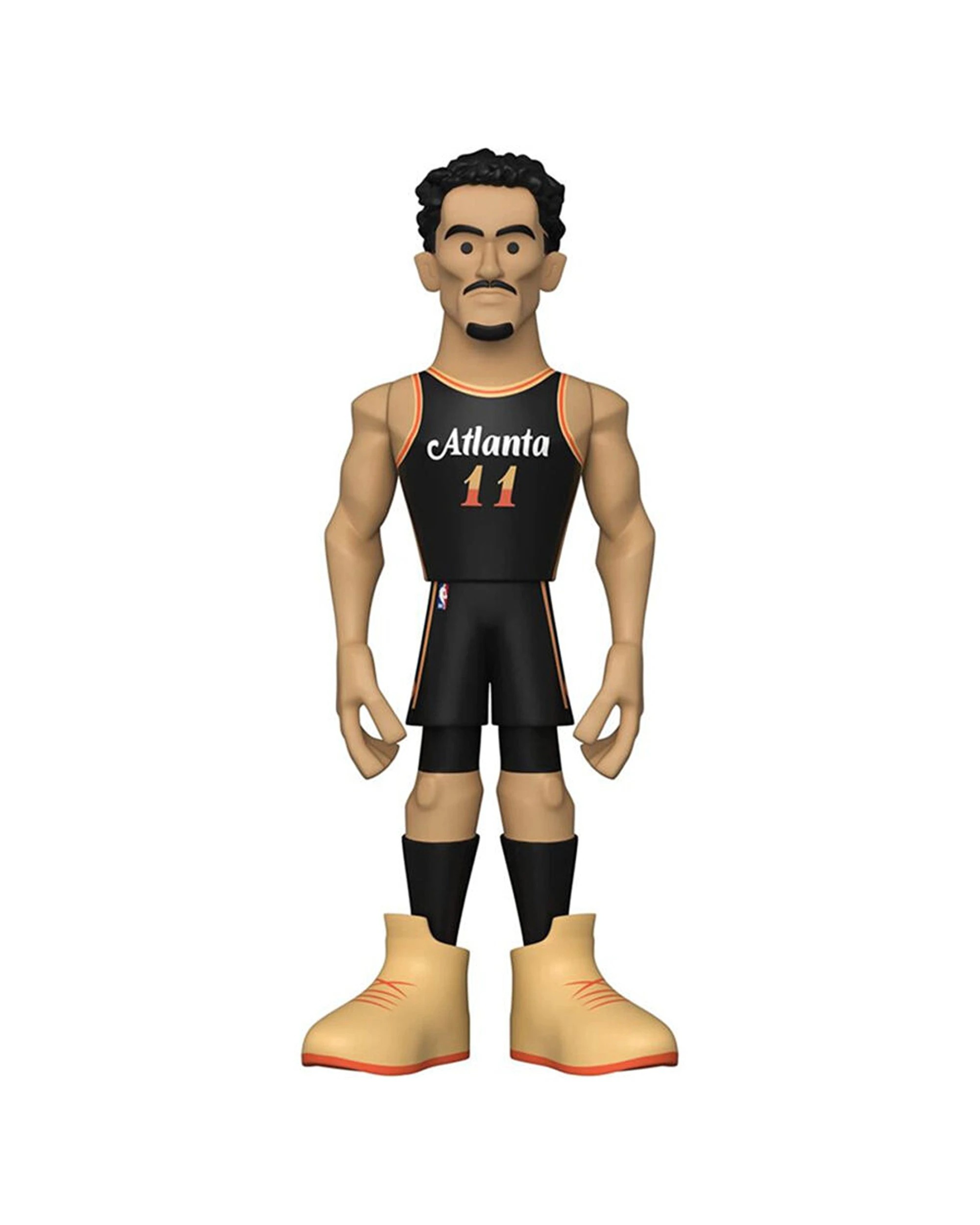 3 NBA Basketball Trae Young Action Figure 12in Vinyl Display Ready Toy Premium - White, 3 of 3