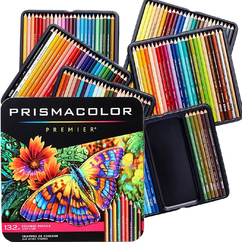 1 Prismacolor Premier Coloured Pencil Set 132 Pack, 1 of 4